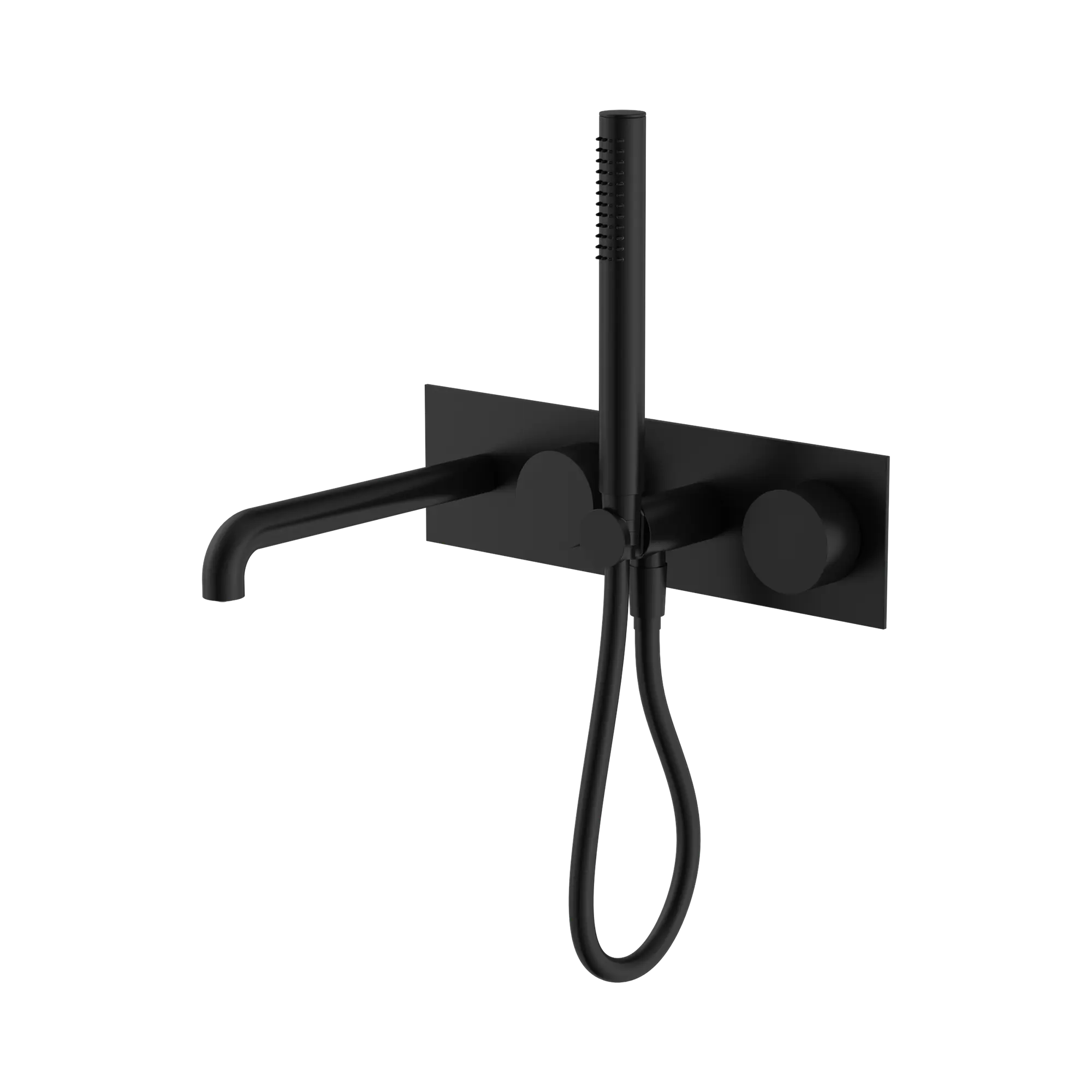 NR271903a250 MB Kara Progressive Shower System With Spout 250mm Matte Black image 1