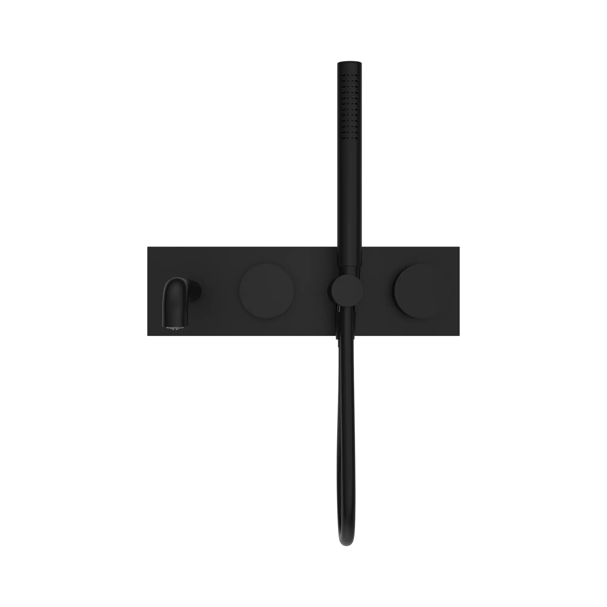 NR271903a250 MB Kara Progressive Shower System With Spout 250mm Matte Black image 3