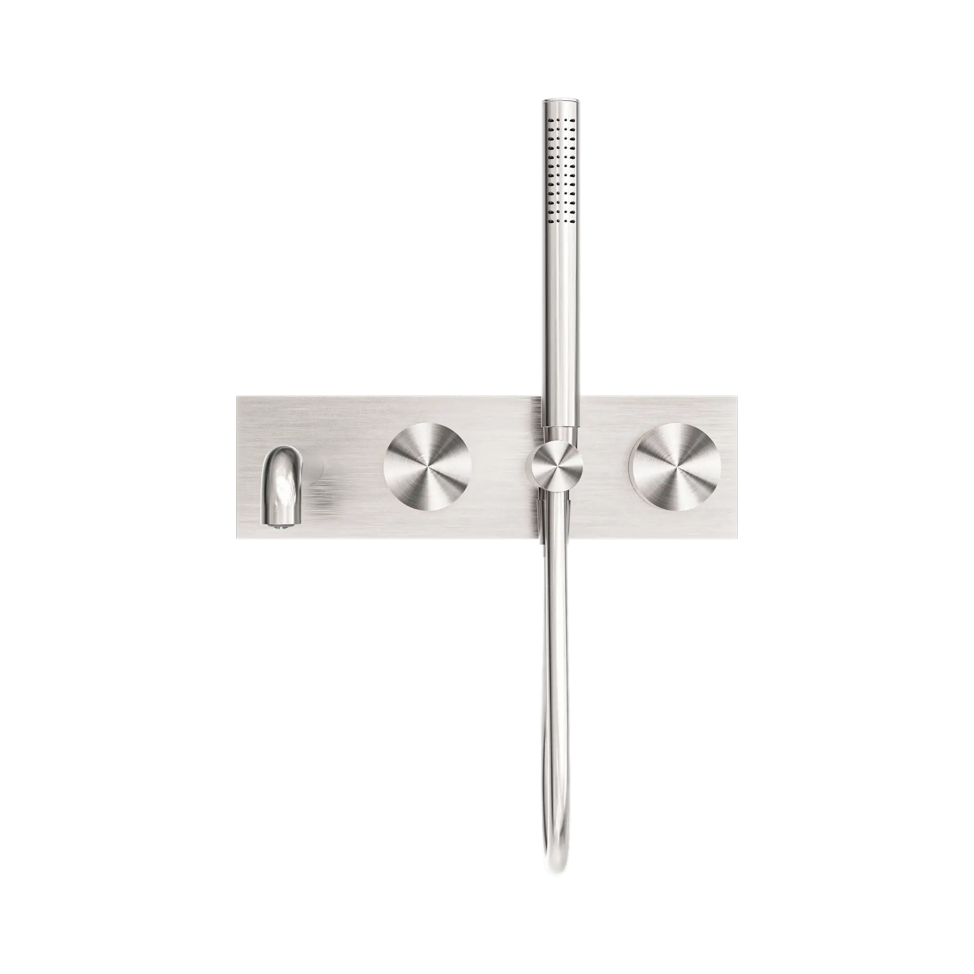 NR271903a250 BN Kara Progressive Shower System With Spout 250mm Brushed Nickel image 3