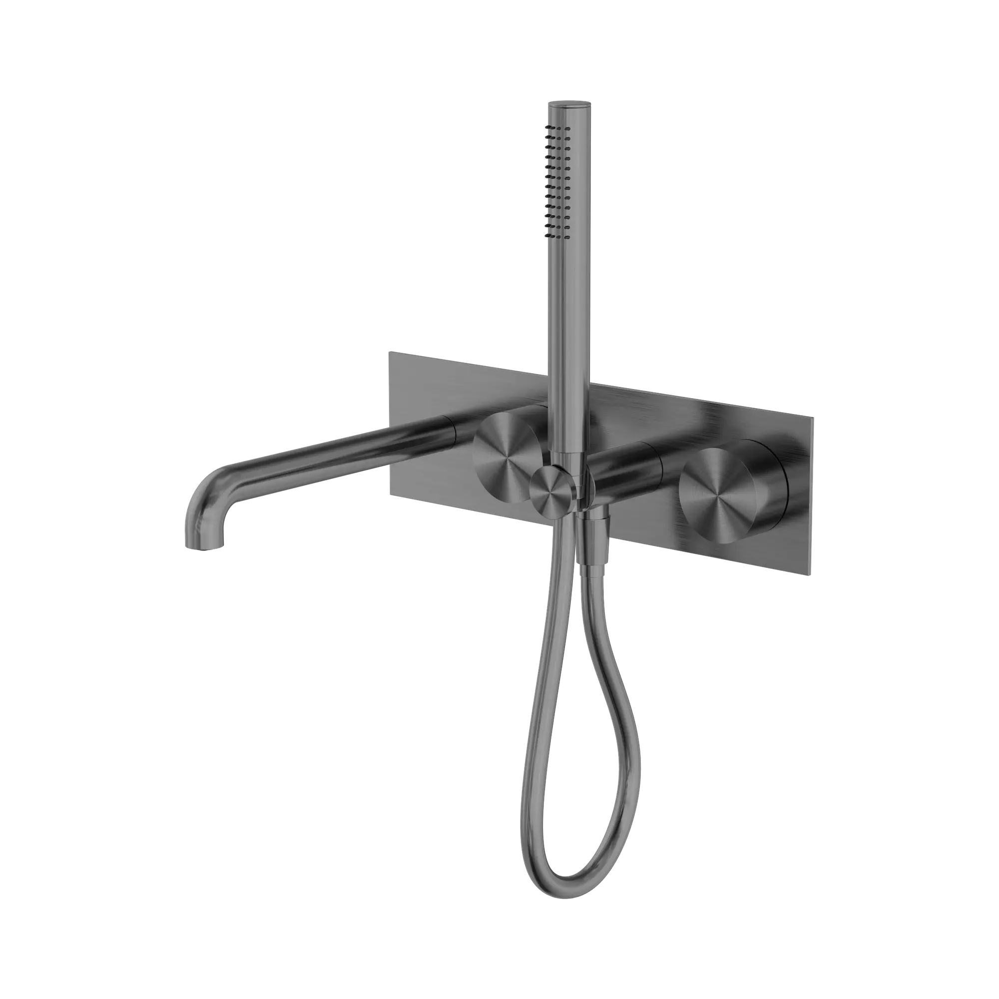 NR271903a250 GM Kara Progressive Shower System With Spout 250mm Gun Metal image 1