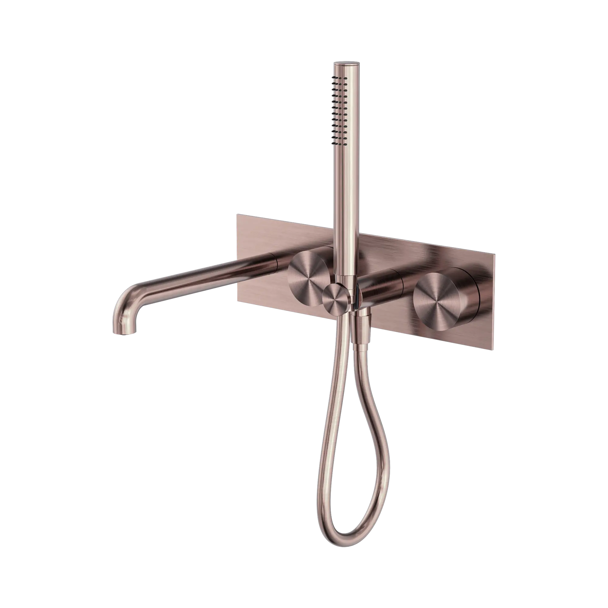 NR271903a250 BZ Kara Progressive Shower System With Spout 250mm Brushed Bronze image 1