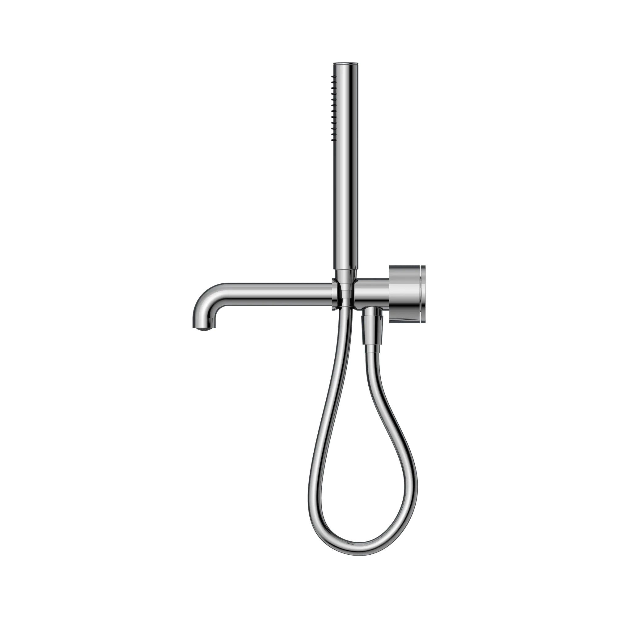 NR271903b230 CH Kara Progressive Shower System Separate Plate With Spout 230mm Chrome image 2