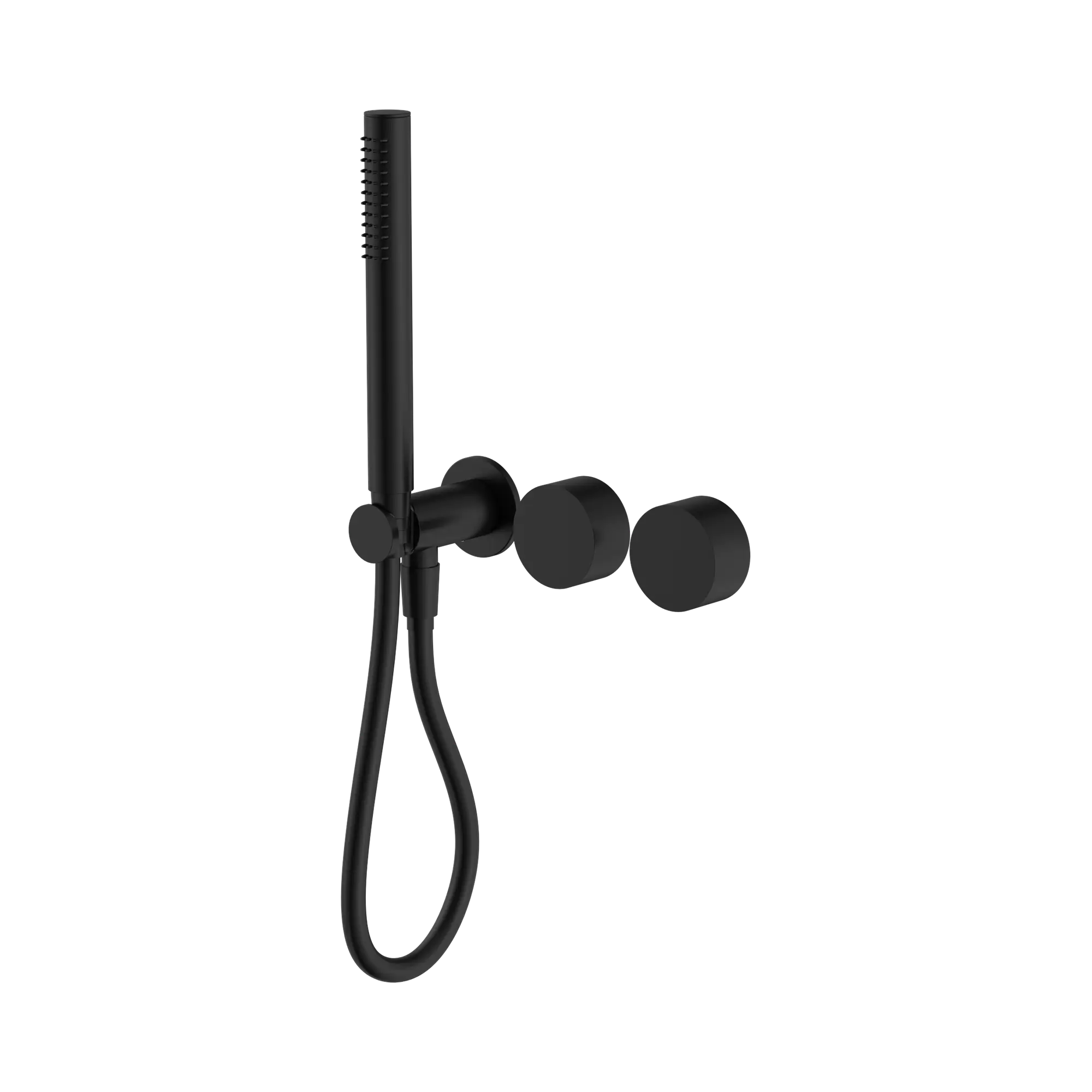 NR271903d MB Kara Progressive Shower System Separate Plate Matte Black image 1