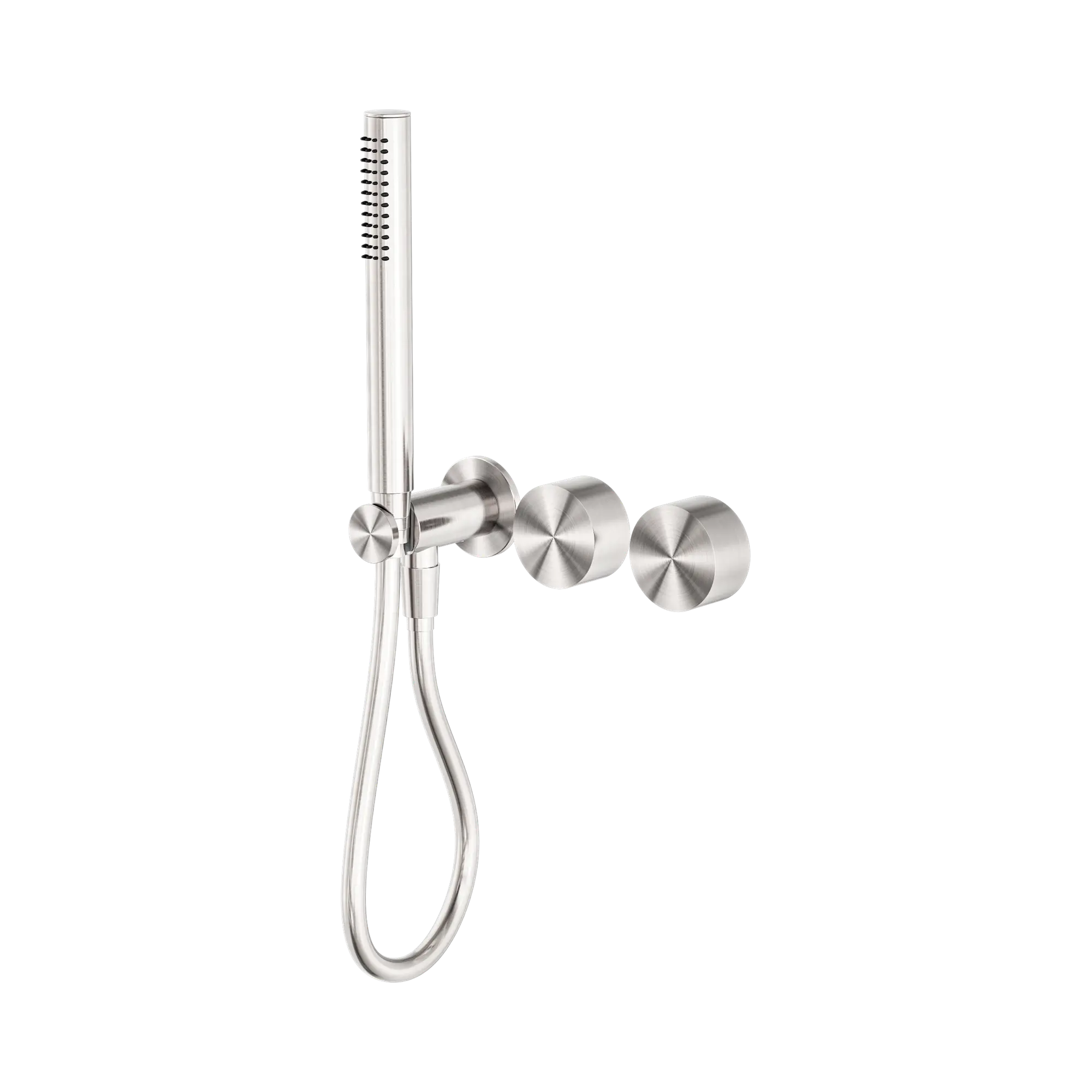 NR271903d BN Kara Progressive Shower System Separate Plate Brushed Nickel image 1