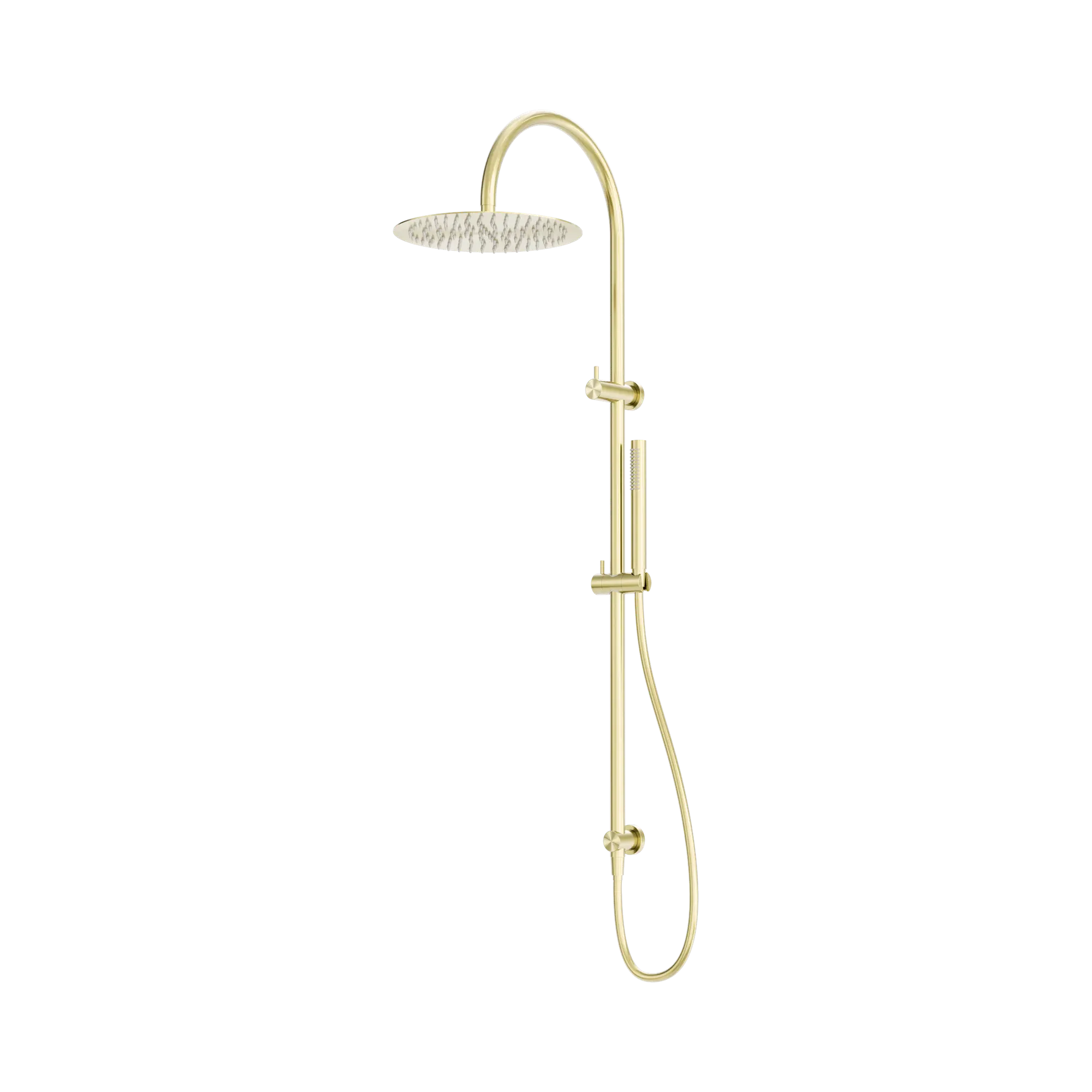 NR162205c02 BG Zen SS316 L Twin Shower Brushed Gold image 1