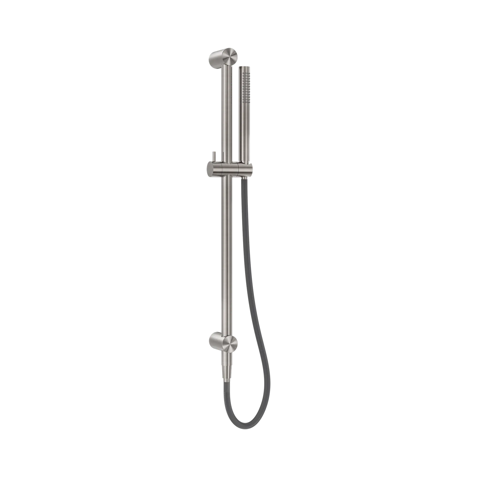 NR162205b01 BN Zen SS316 L Shower Rail With Outdoor Shower Hose Brushed Nickel image 1