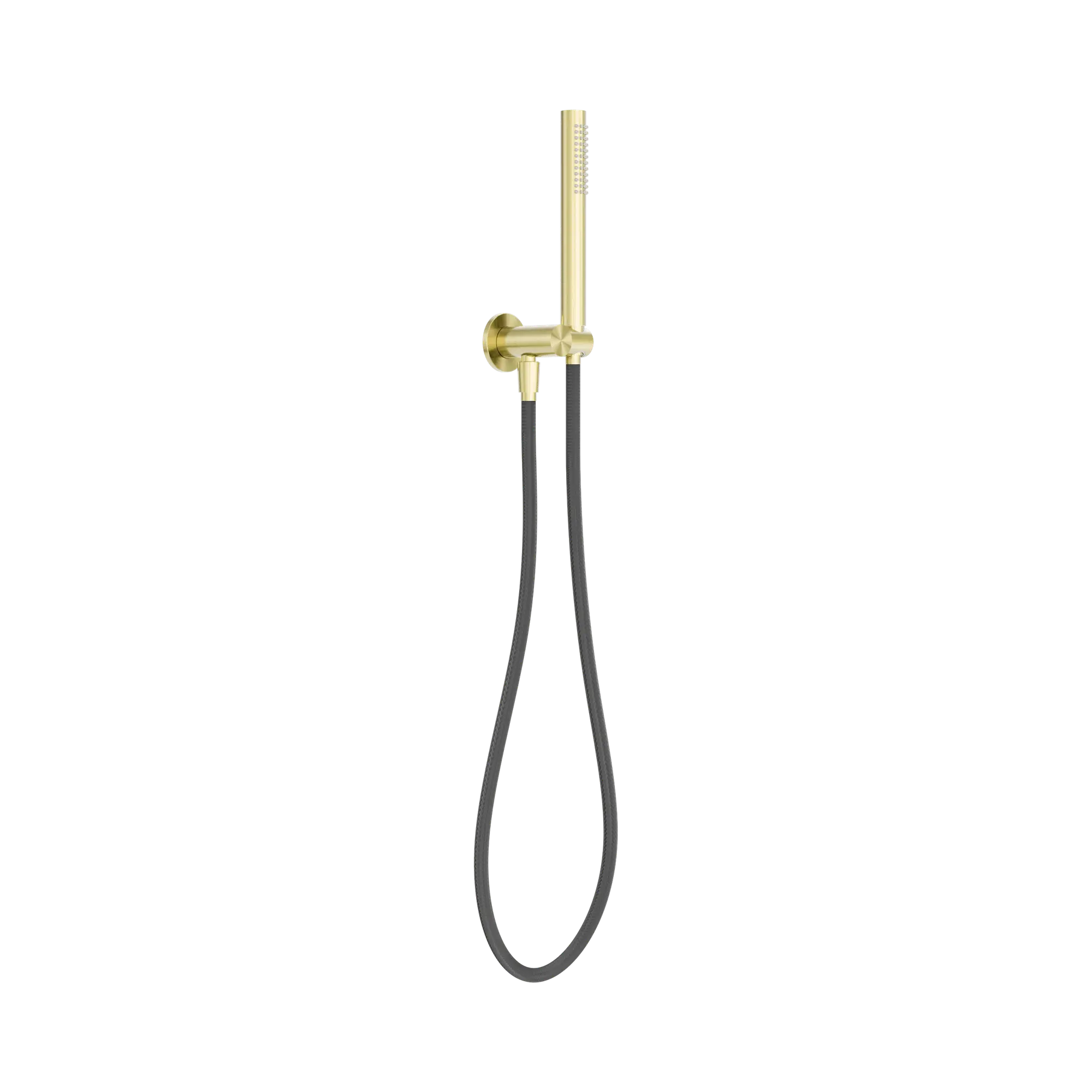 NR162205d01 BG Zen SS316 L Shower On Bracket With Outdoor Shower Hose Brushed Gold image 1