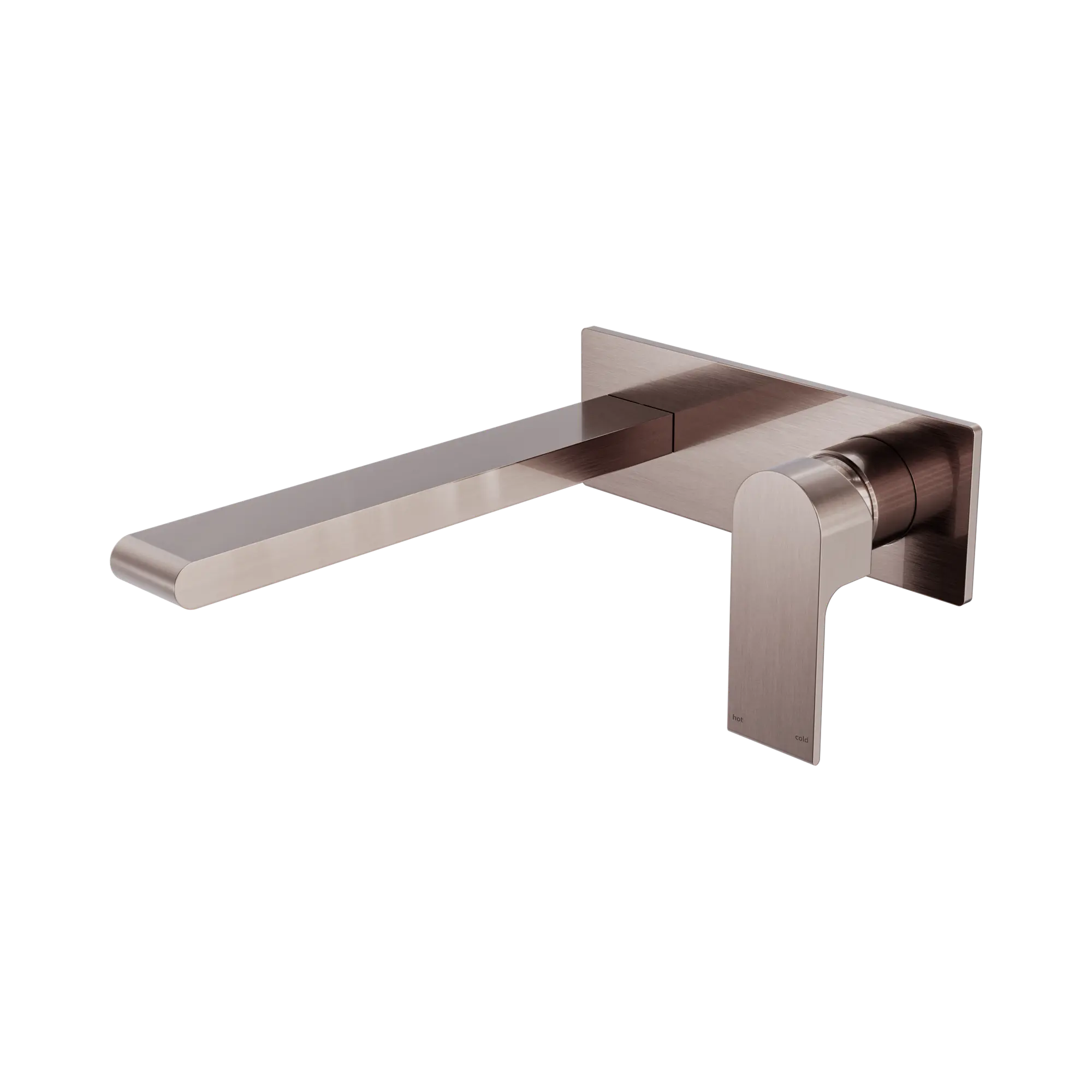NR321510b BZ Bianca Wall Basin Bath Mixer 230mm Brushed Bronze image 1