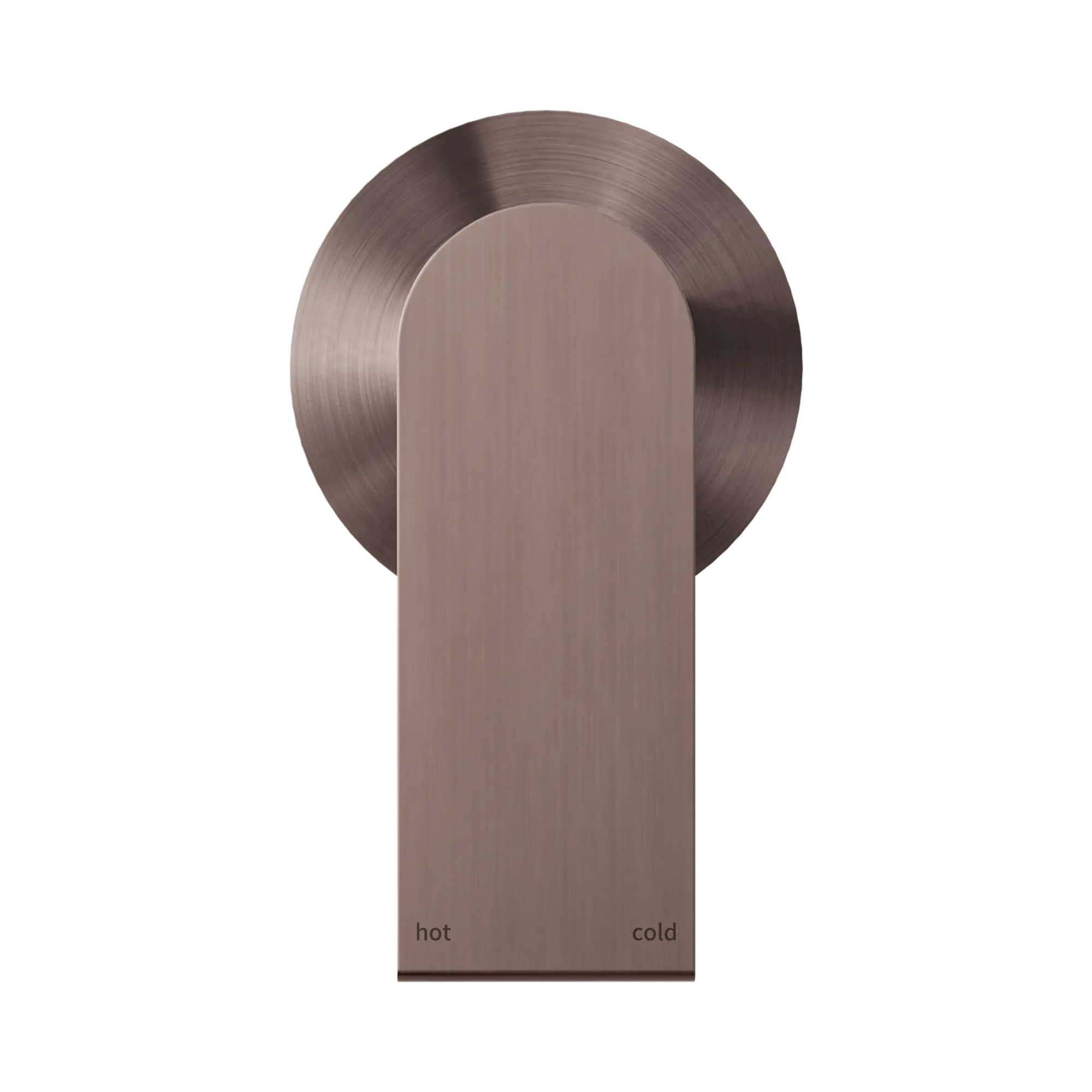 NR321511d BZ Bianca Shower Mixer 80mm Plate Brushed Bronze image 2