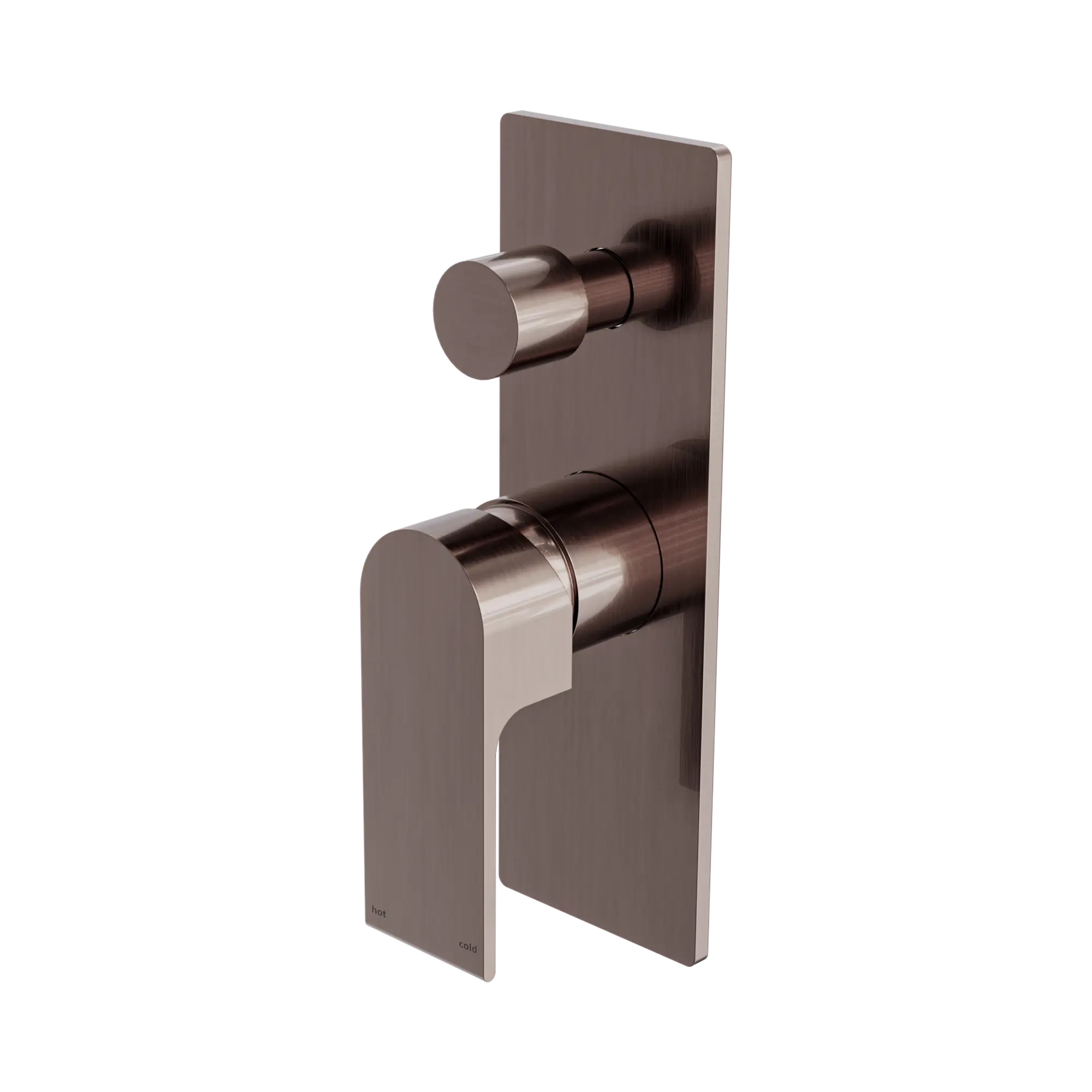 NR321511a BZ Bianca Shower Mixer With Divertor Brushed Bronze image 1