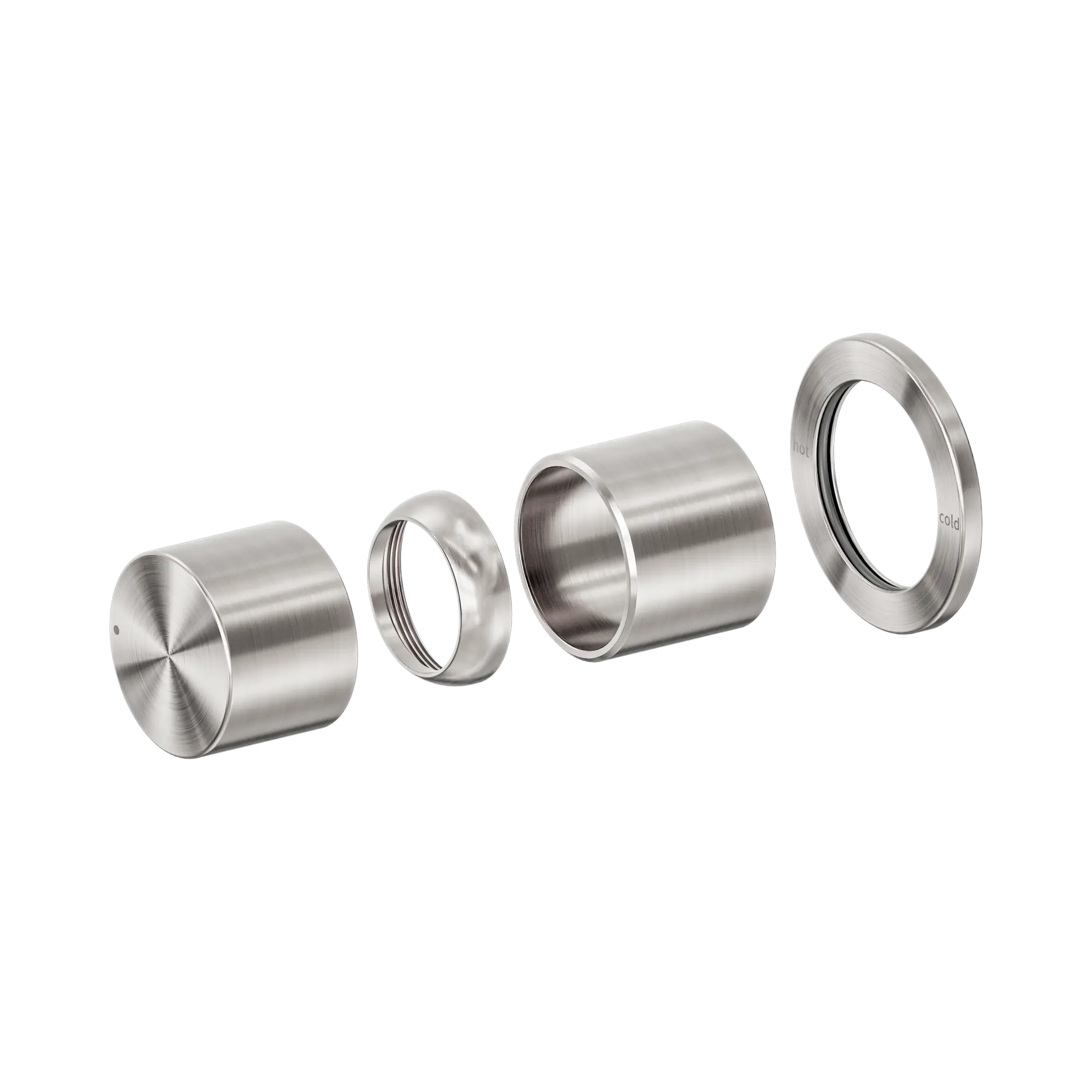 NR172211t BN Pure SS316 L Shower Mixer Trim Kits Only Brushed Nickel image 1