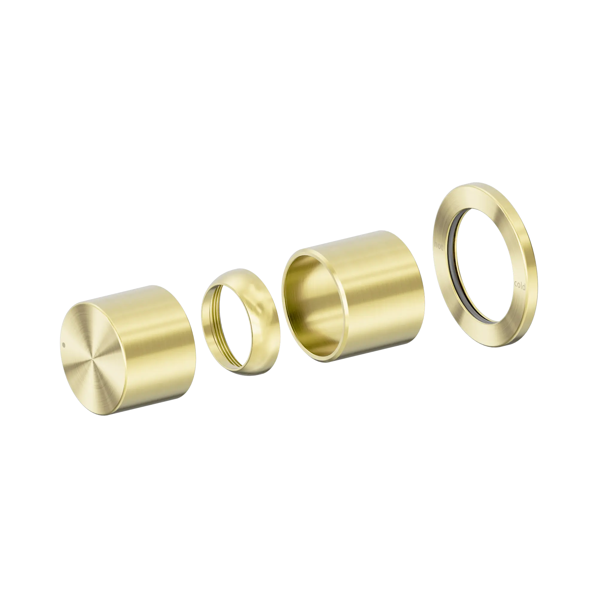 NR172211t BG Pure SS316 L Shower Mixer Trim Kits Only Brushed Gold image 1