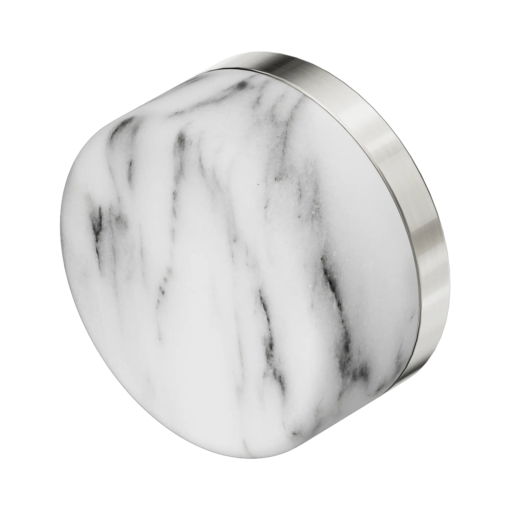 24 C009 BN Serenity Arabescato Corchia Handle Brushed Nickel image 1