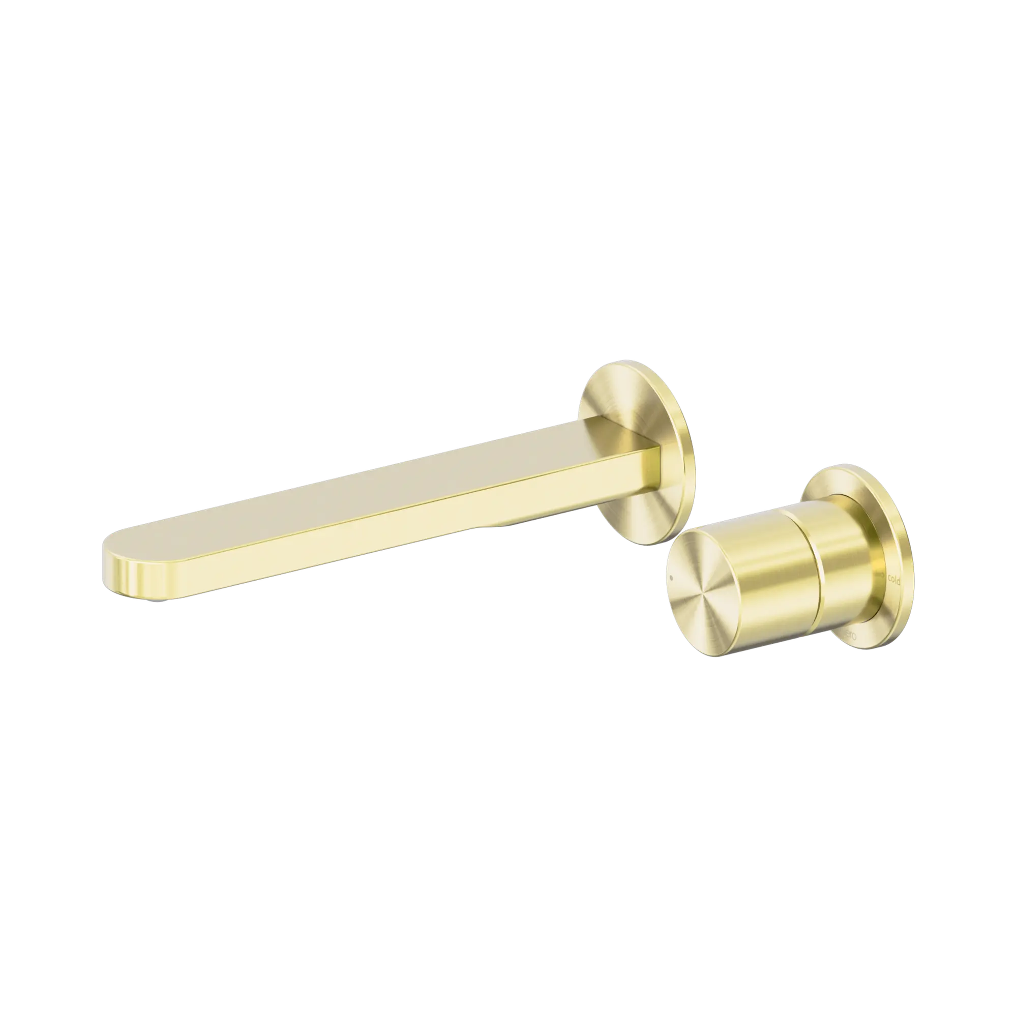 NR172210b BG Pure SS316 L Wall Basin Bath Mixer Separate Back Plate Whole Set Brushed Gold image 1