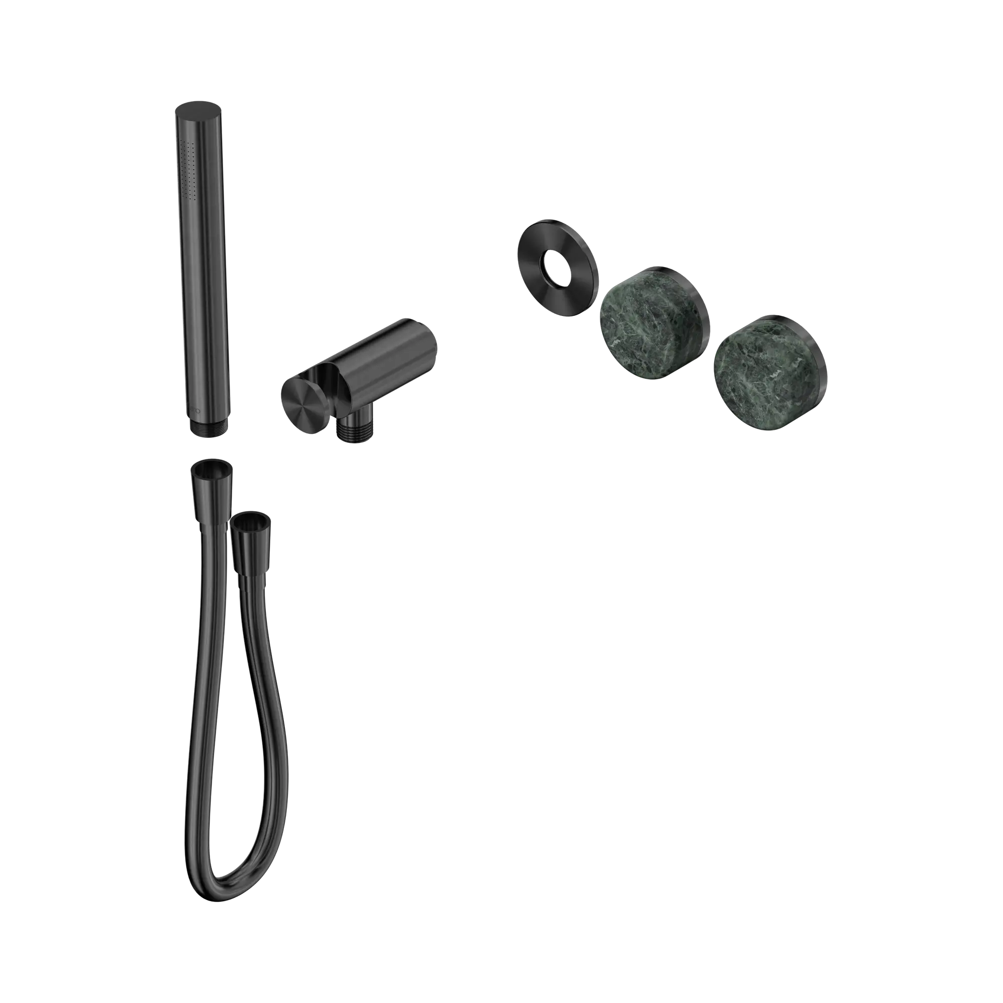 24 E092 GM Serenity Progressive Shower System With Verde Alpi Handle And Slim Shower Trim Kit Only Gun Metal image 1