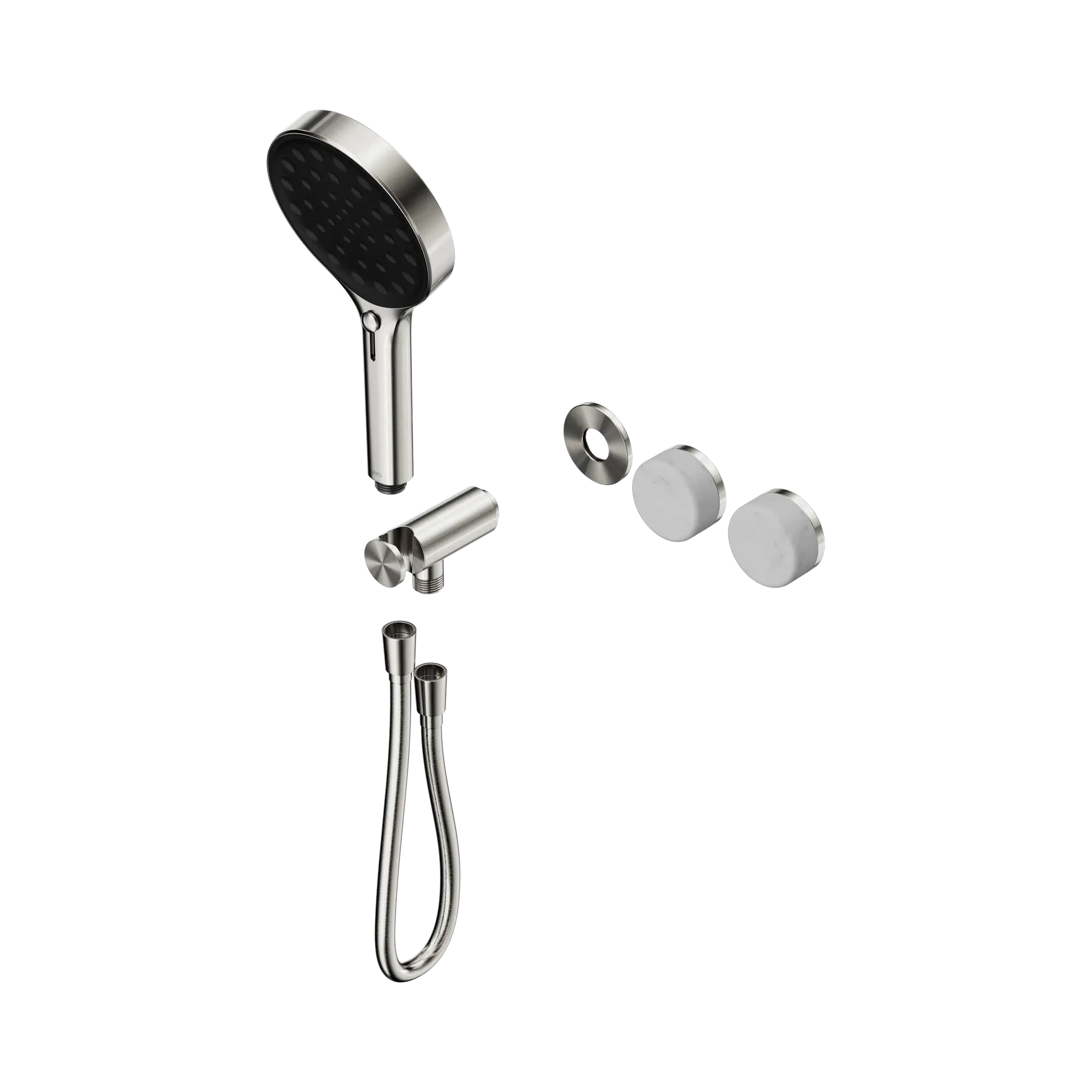 24 E097 BN Serenity Progressive Shower System With Carrara Handle And Serenity Hand Shower Trim Kit Only Brushed Nickel image 1