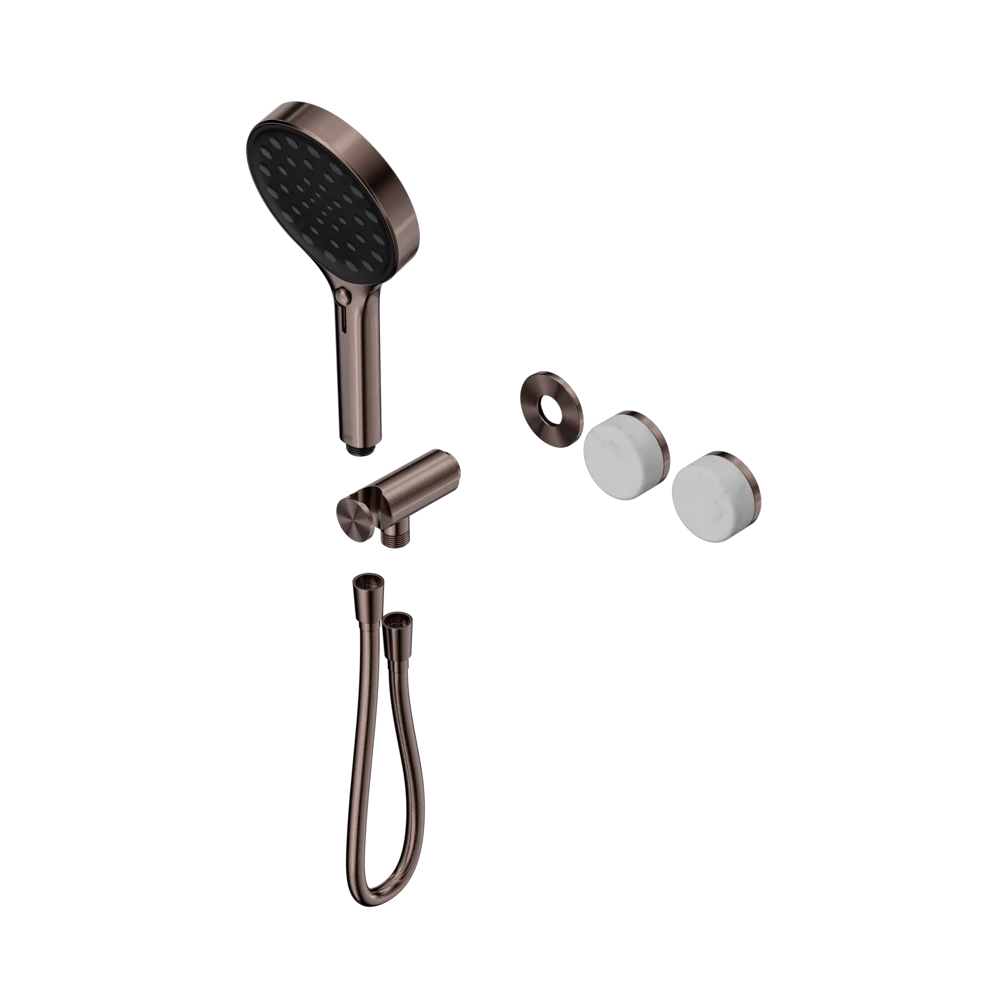 24 E097 BZ Serenity Progressive Shower System With Carrara Handle And Serenity Hand Shower Trim Kit Only Brushed Bronze image 1