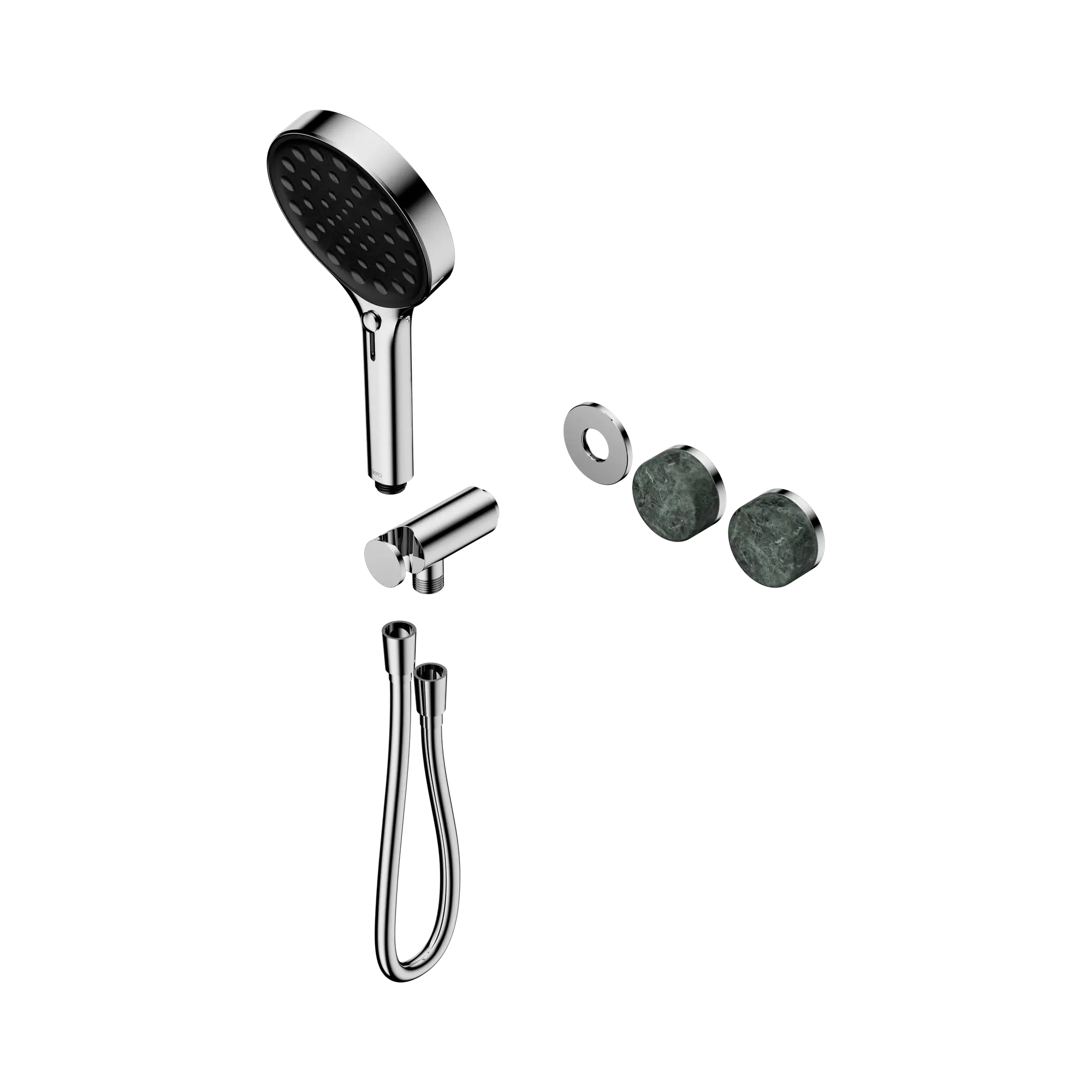 24 E098 CH Serenity Progressive Shower System With Verde Alpi Handle And Serenity Hand Shower Trim Kit Only Chrome image 1
