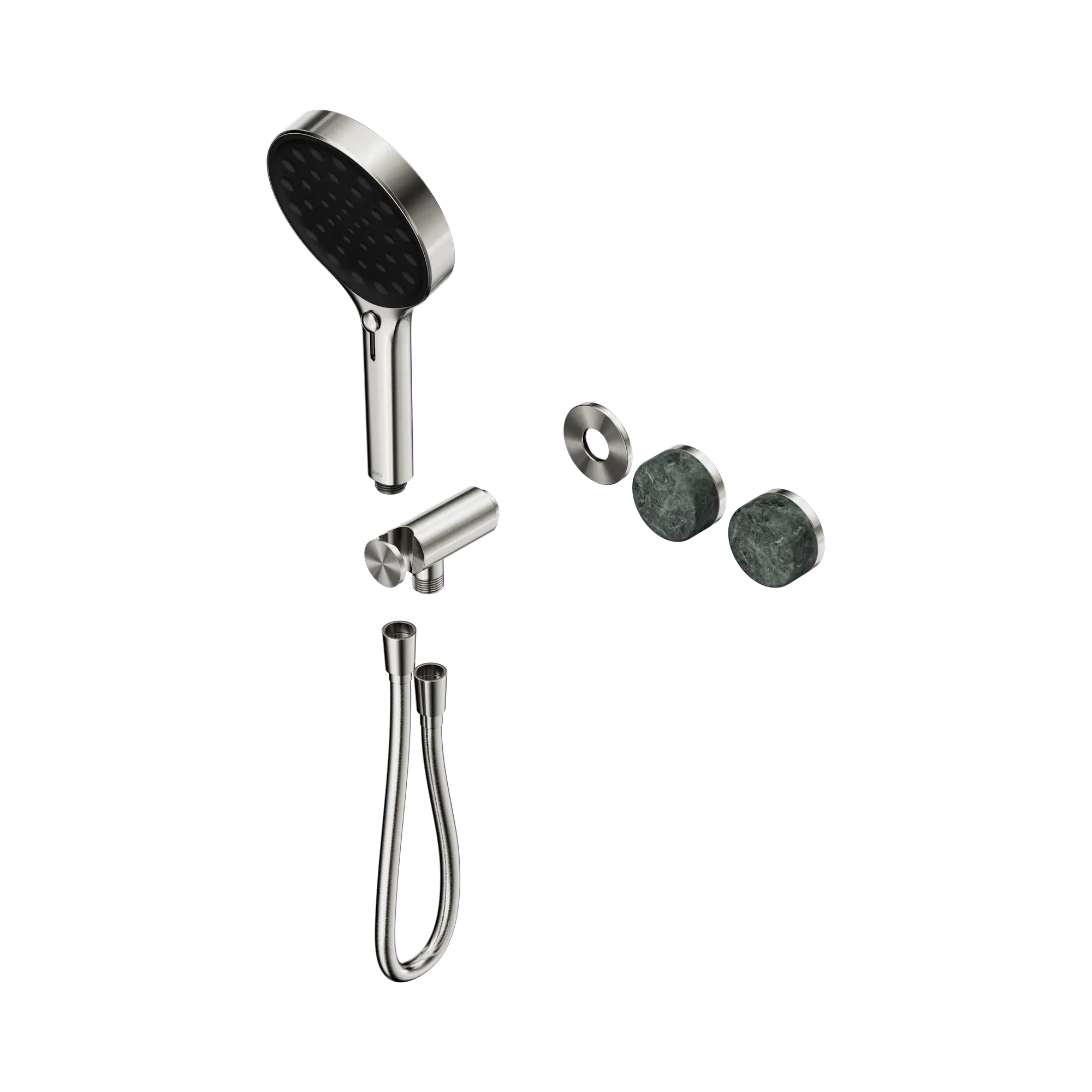 24 E098 BN Serenity Progressive Shower System With Verde Alpi Handle And Serenity Hand Shower Trim Kit Only Brushed Nickel image 1
