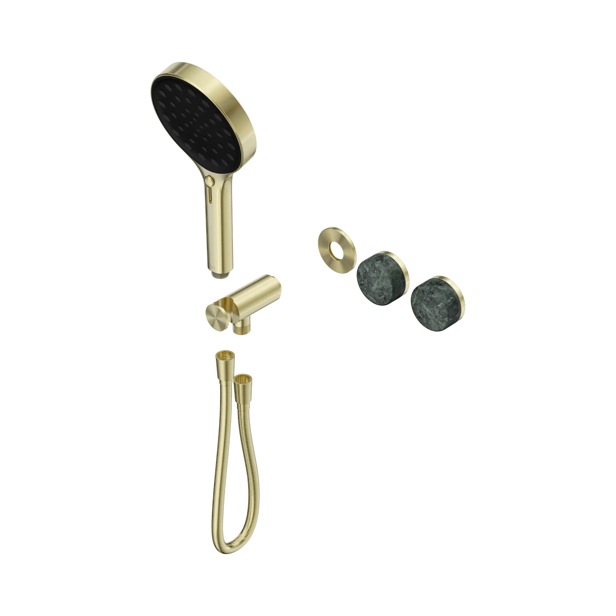 24 E098 BG Serenity Progressive Shower System With Verde Alpi Handle And Serenity Hand Shower Trim Kit Only Brushed Gold image 1