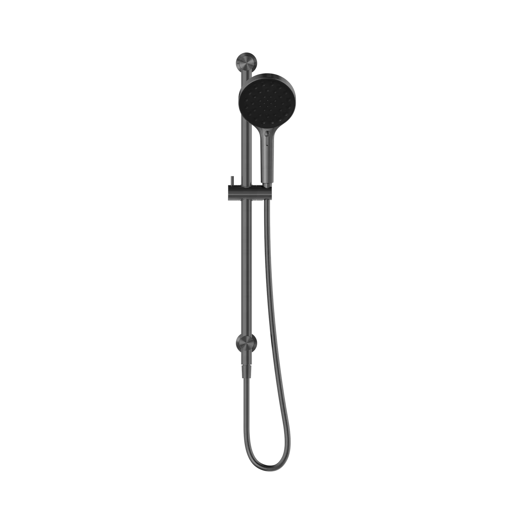 24 D072 GM Serenity Rail Shower Gun Metal image 2