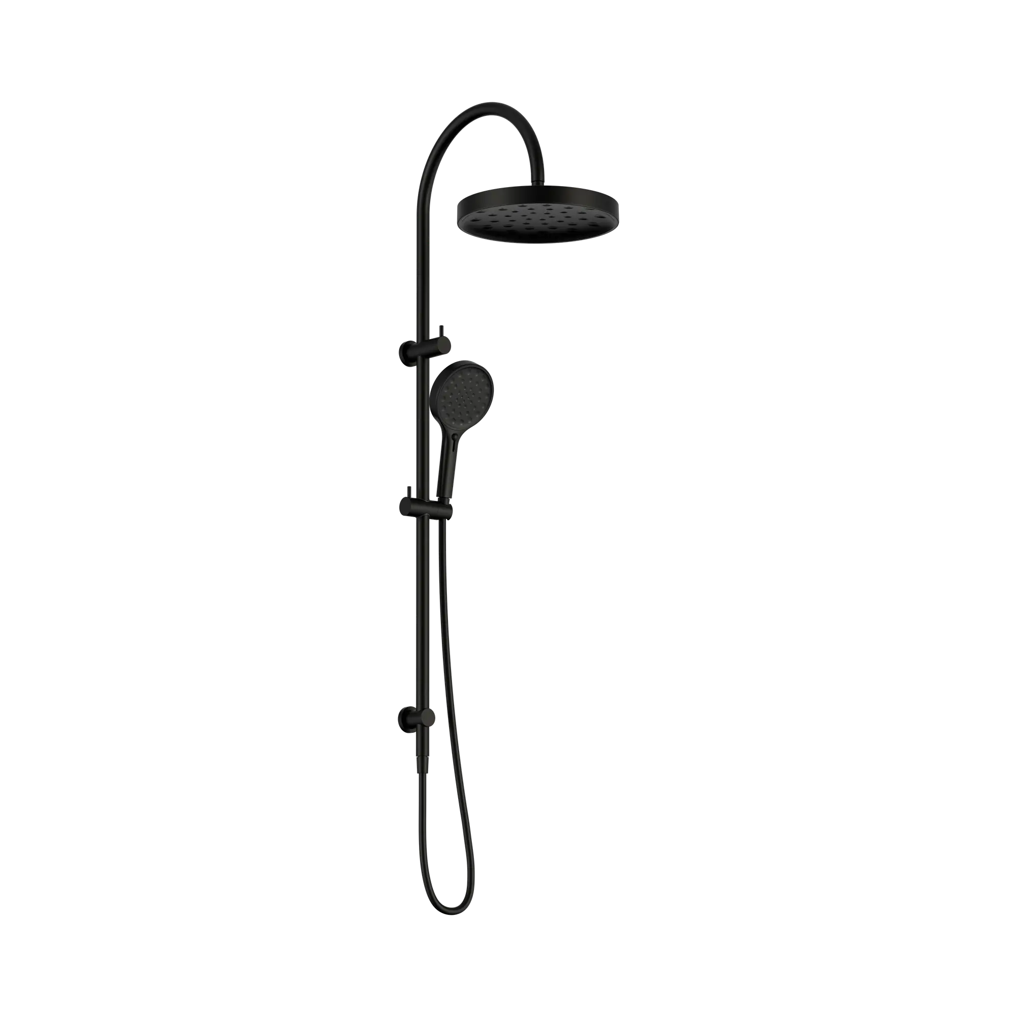 24 D073 MB Serenity Twin Shower Matte Black image 1