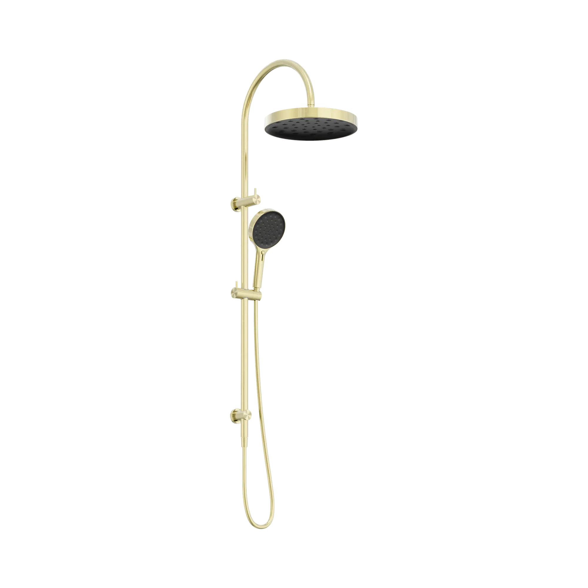 24 D073 BG Serenity Twin Shower Brushed Gold image 1