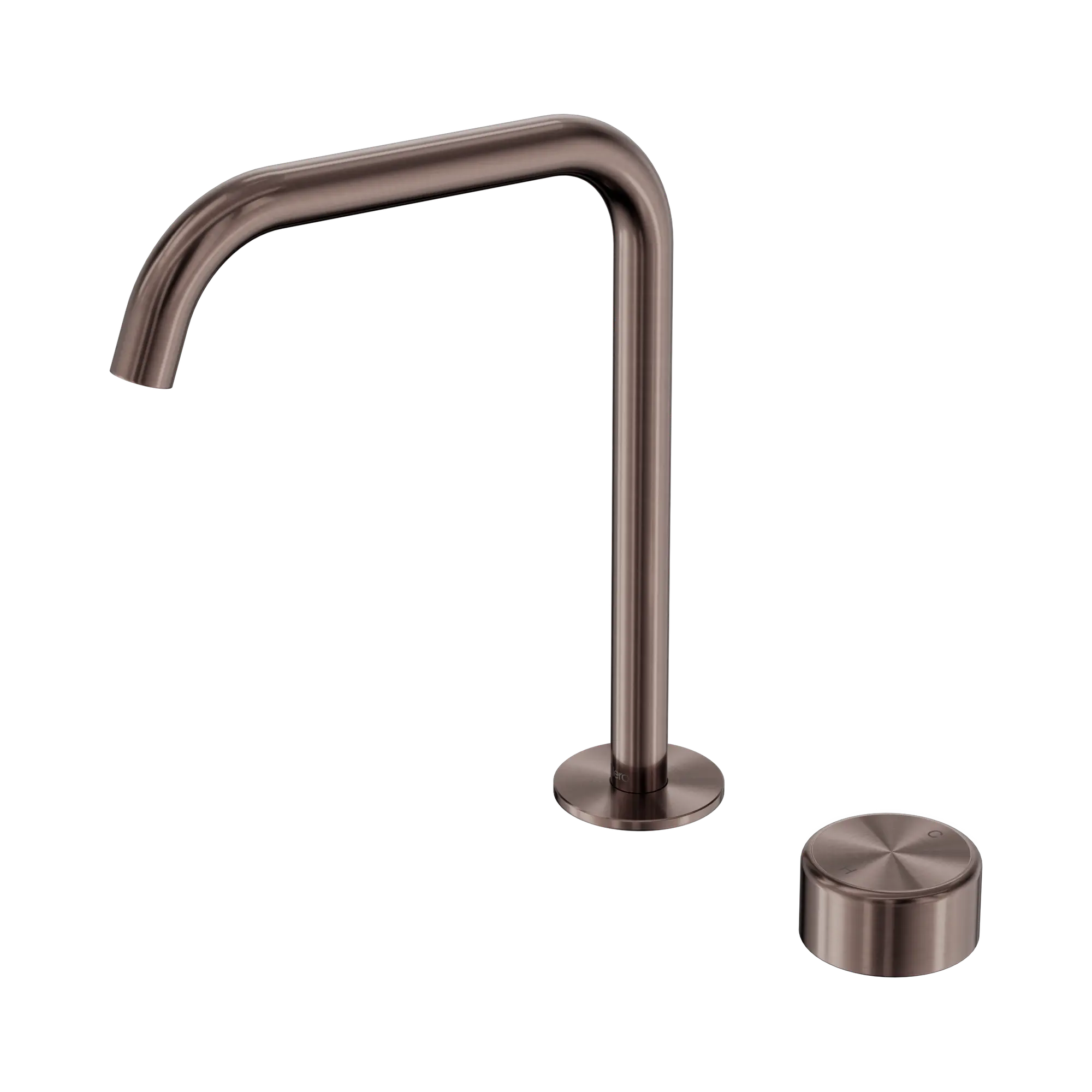 24 E054 BZ Serenity Progressive Bath Kitchen Mixer Edge Spout With Metal Handle Brushed Bronze image 1