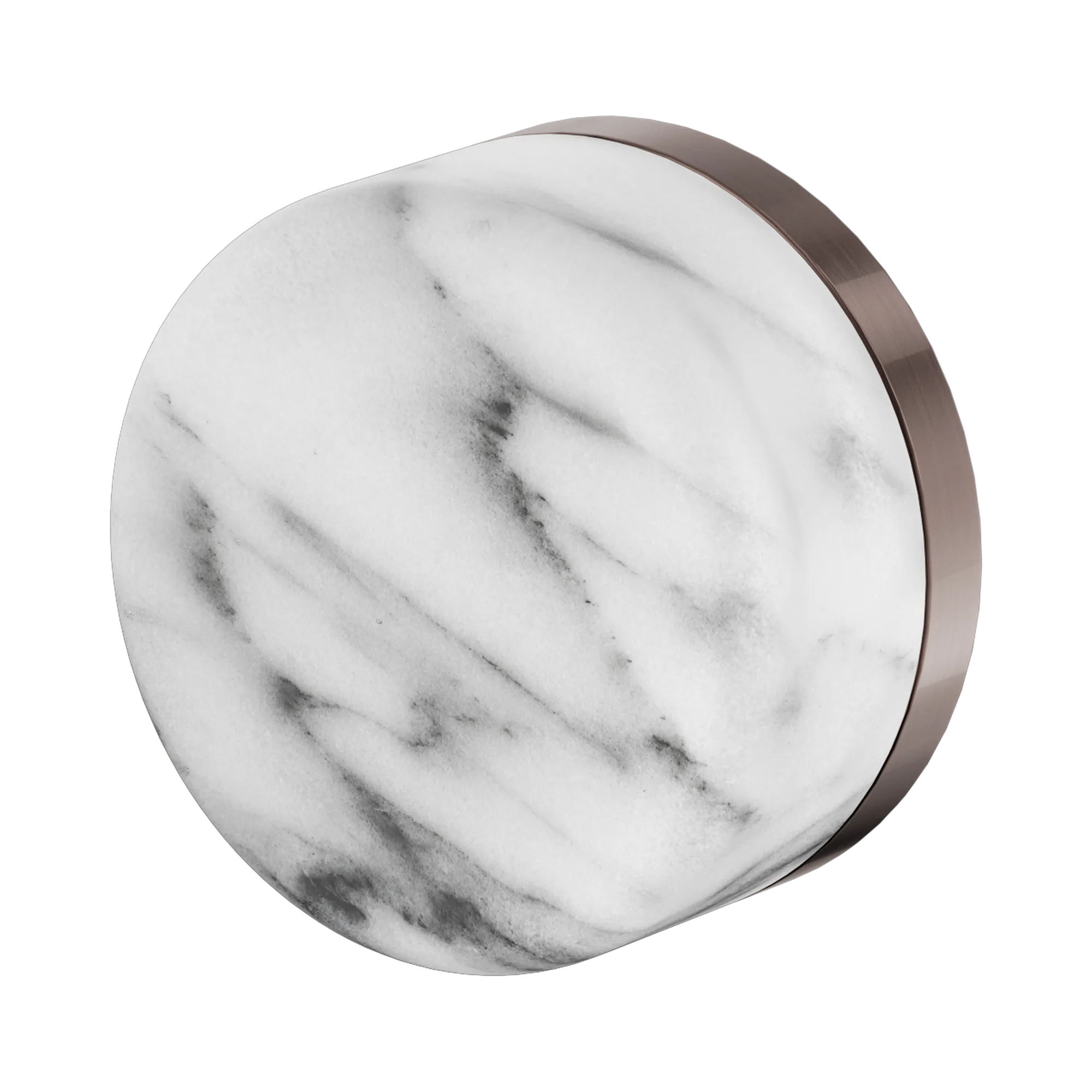 24 E004 BZ Serenity Progressive Shower Mixer With Arabescato Corchia Handle Brushed Bronze image 1