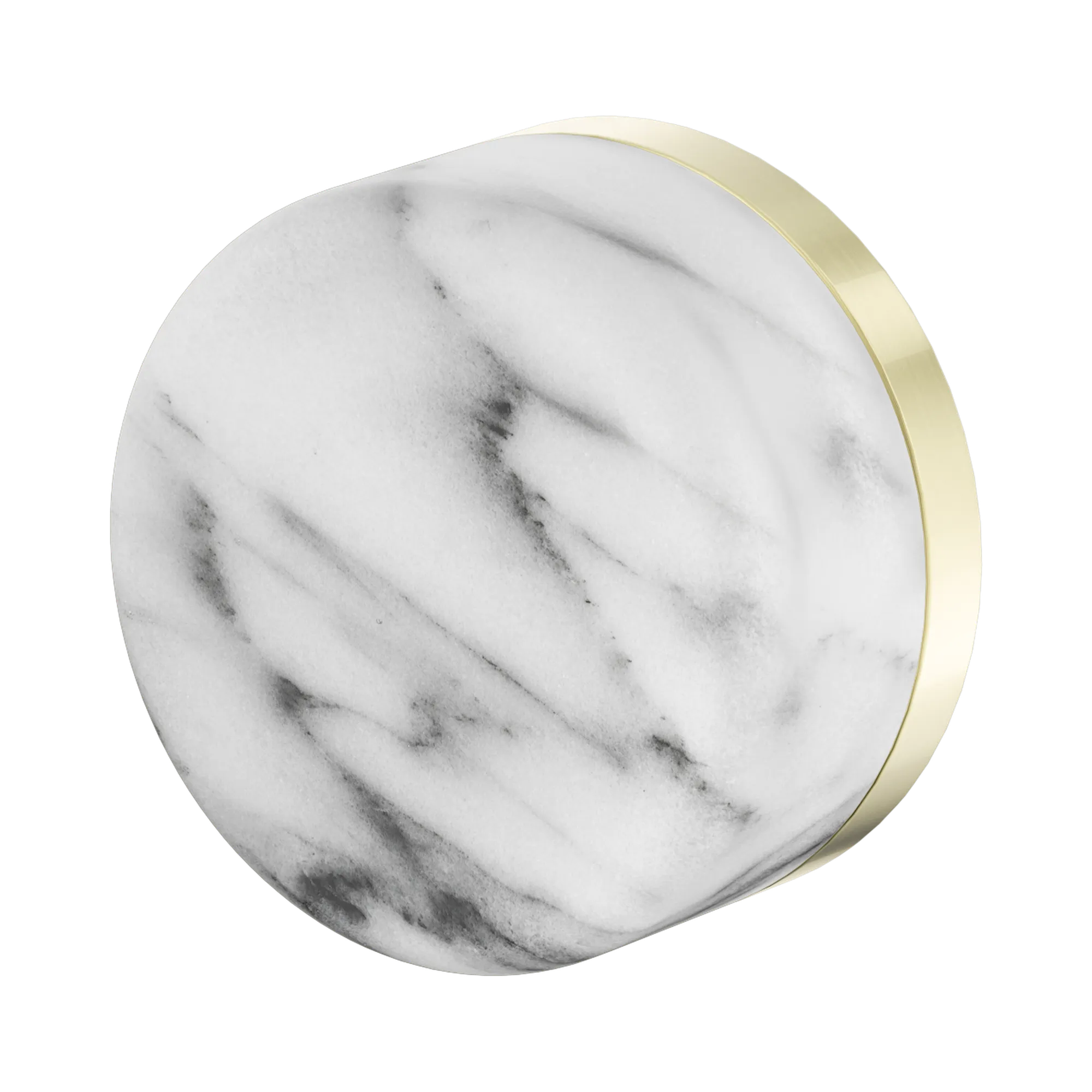 24 E004 BG Serenity Progressive Shower Mixer With Arabescato Corchia Handle Brushed Gold image 1