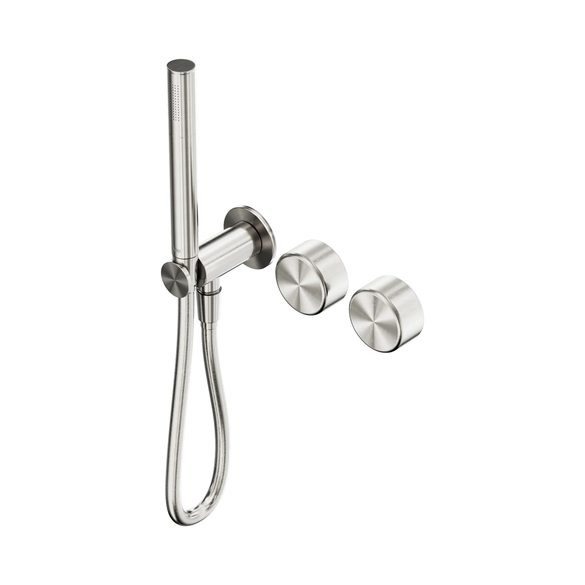 24 E024 BN Serenity Progressive Shower System With Metal Handle And Slim Shower Brushed Nickel image 1