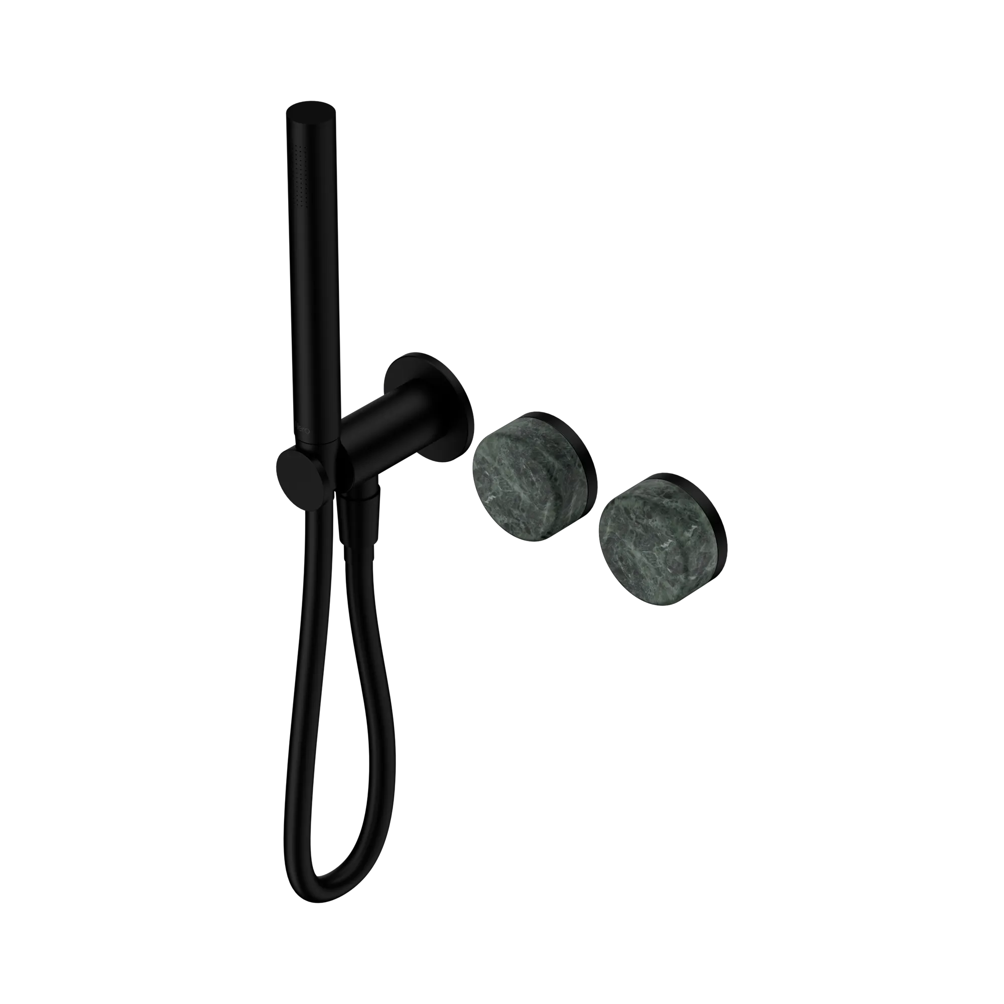 24 E020 MB Serenity Progressive Shower System With Verde Alpi Handle And Slim Shower Matte Black image 1