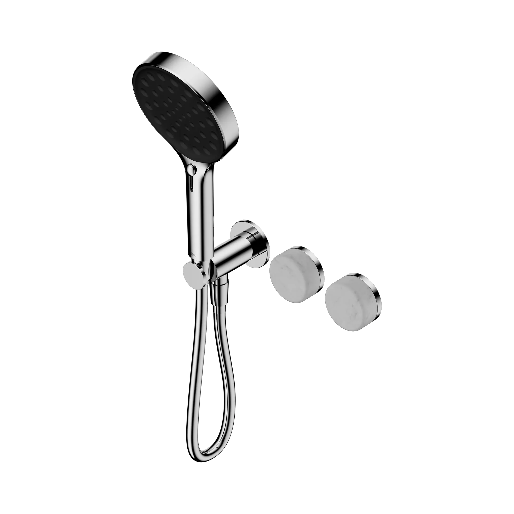 24 E025 CH Serenity Progressive Shower System With Carrara Handle And Serenity Hand Shower Chrome image 1