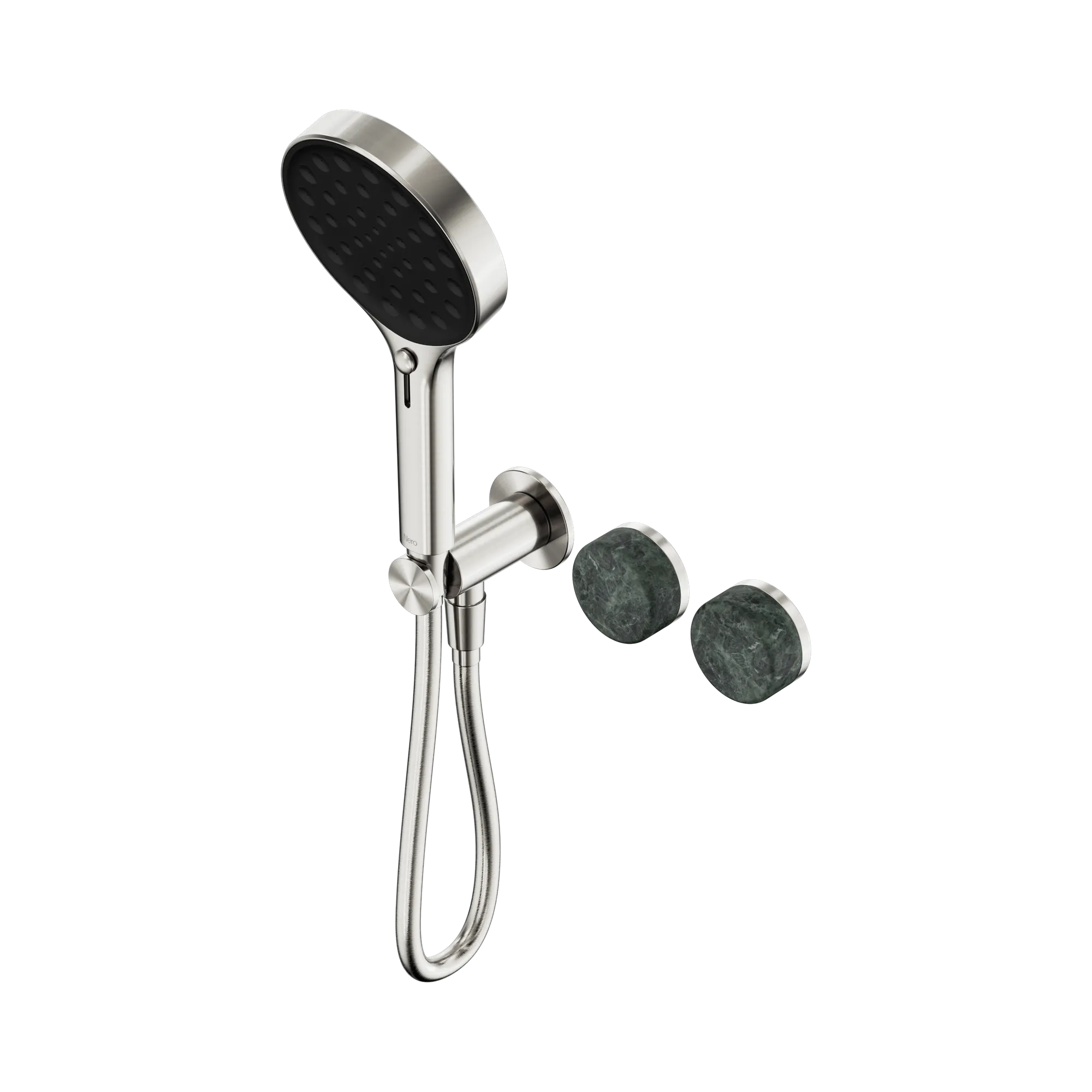 24 E026 BN Serenity Progressive Shower System With Verde Alpi Handle And Serenity Hand Shower Brushed Nickel image 1