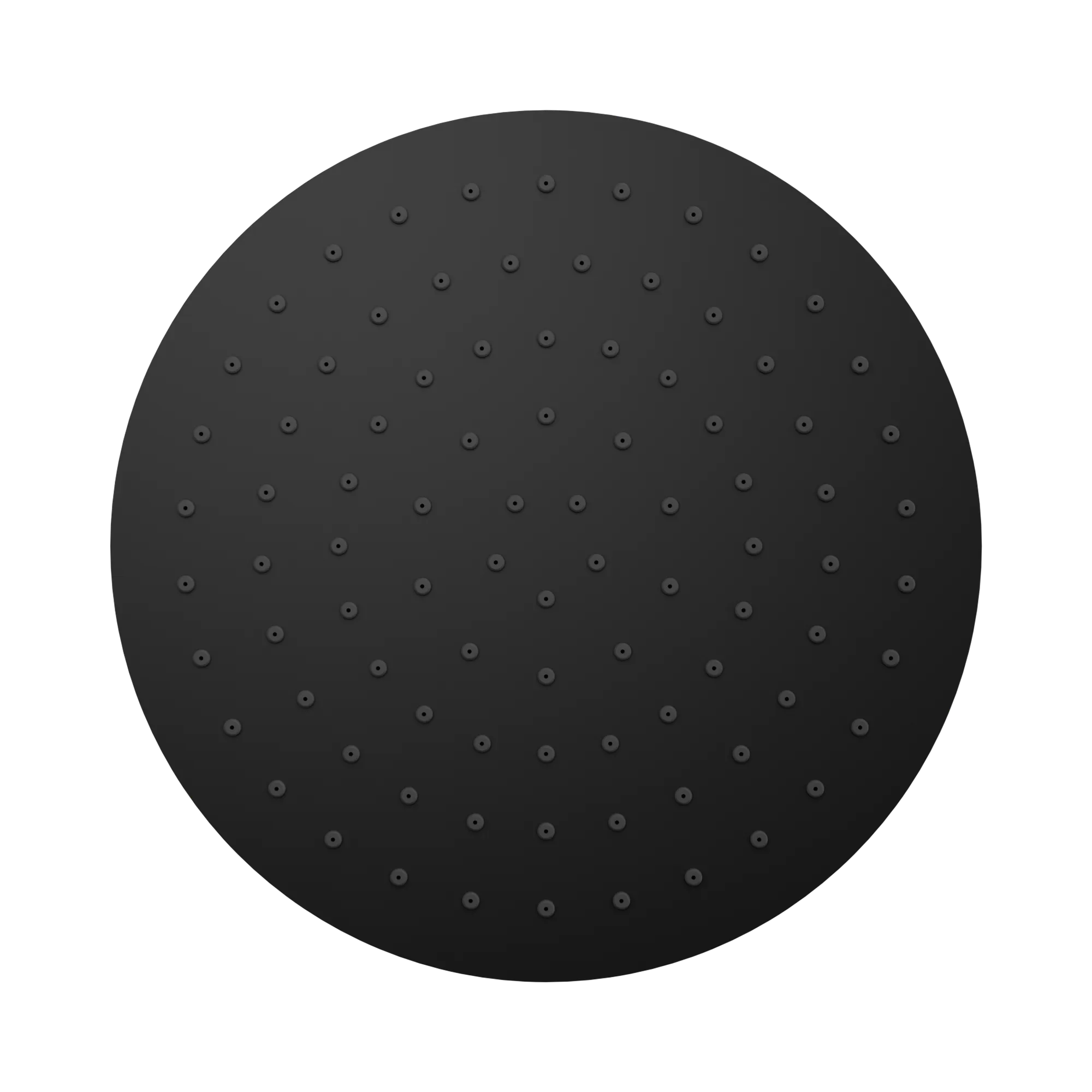 NR507046 MB 250mm Round Metal Shower Head II Matte Black image 2