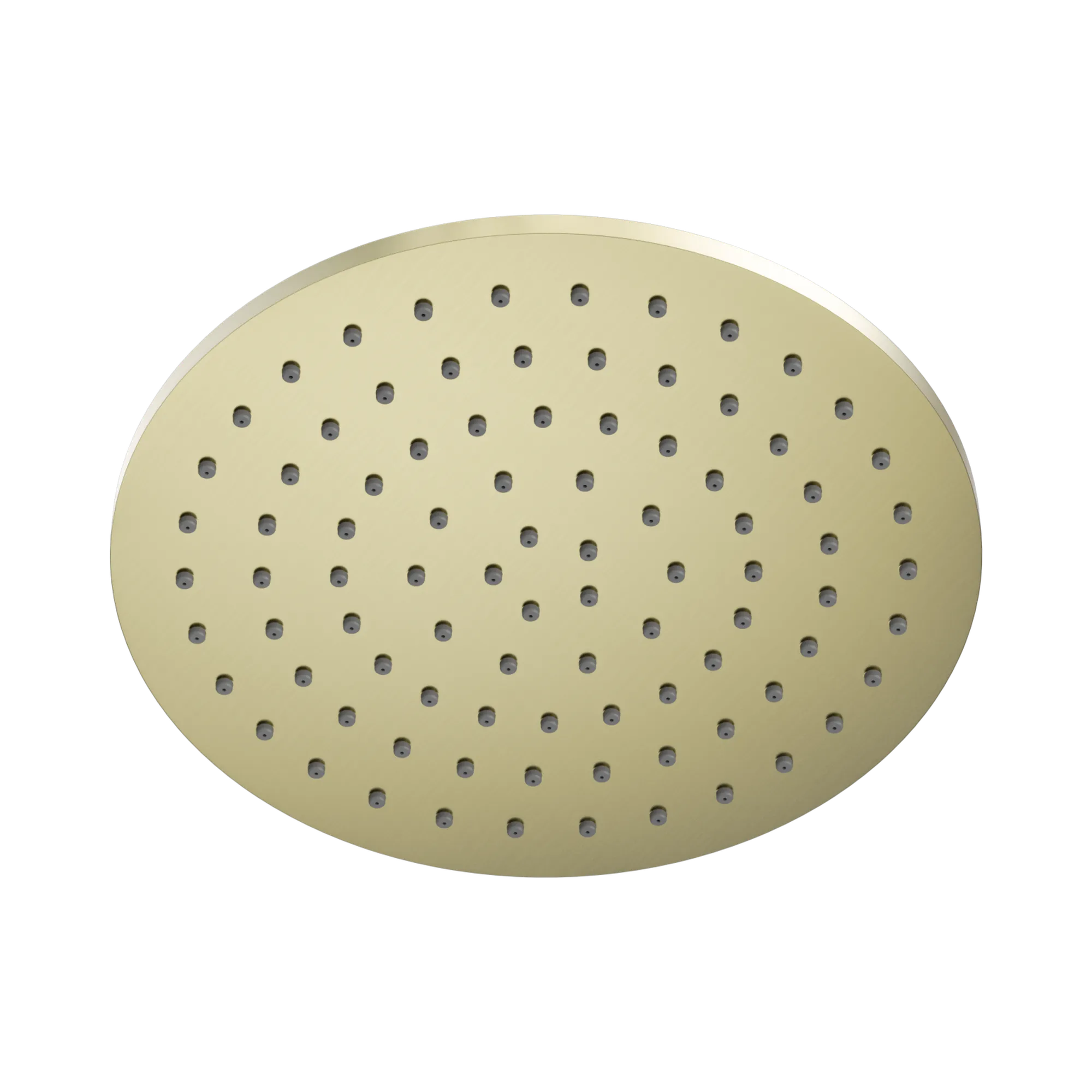 NR507046 BG 250mm Round Metal Shower Head II Brushed Gold image 1