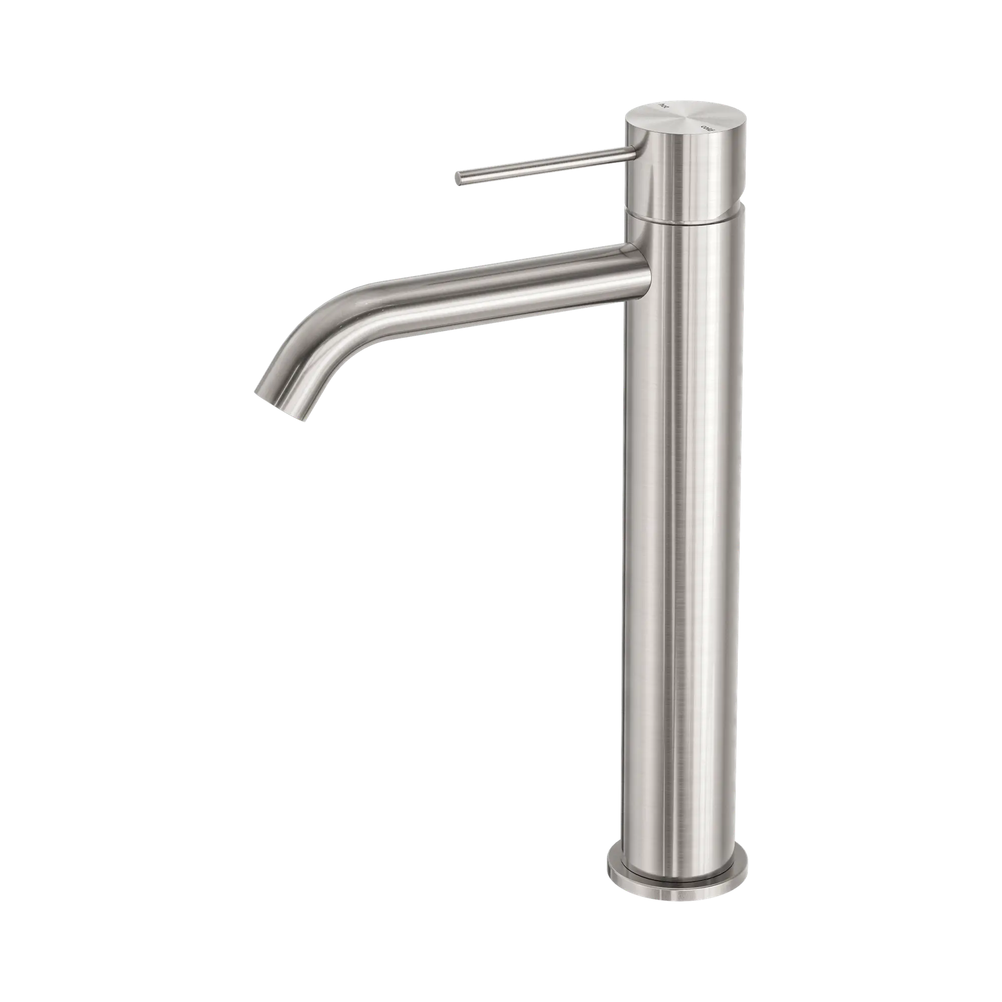 NR221901a BN Mecca Tall Basin Mixer Brushed Nickel image 1