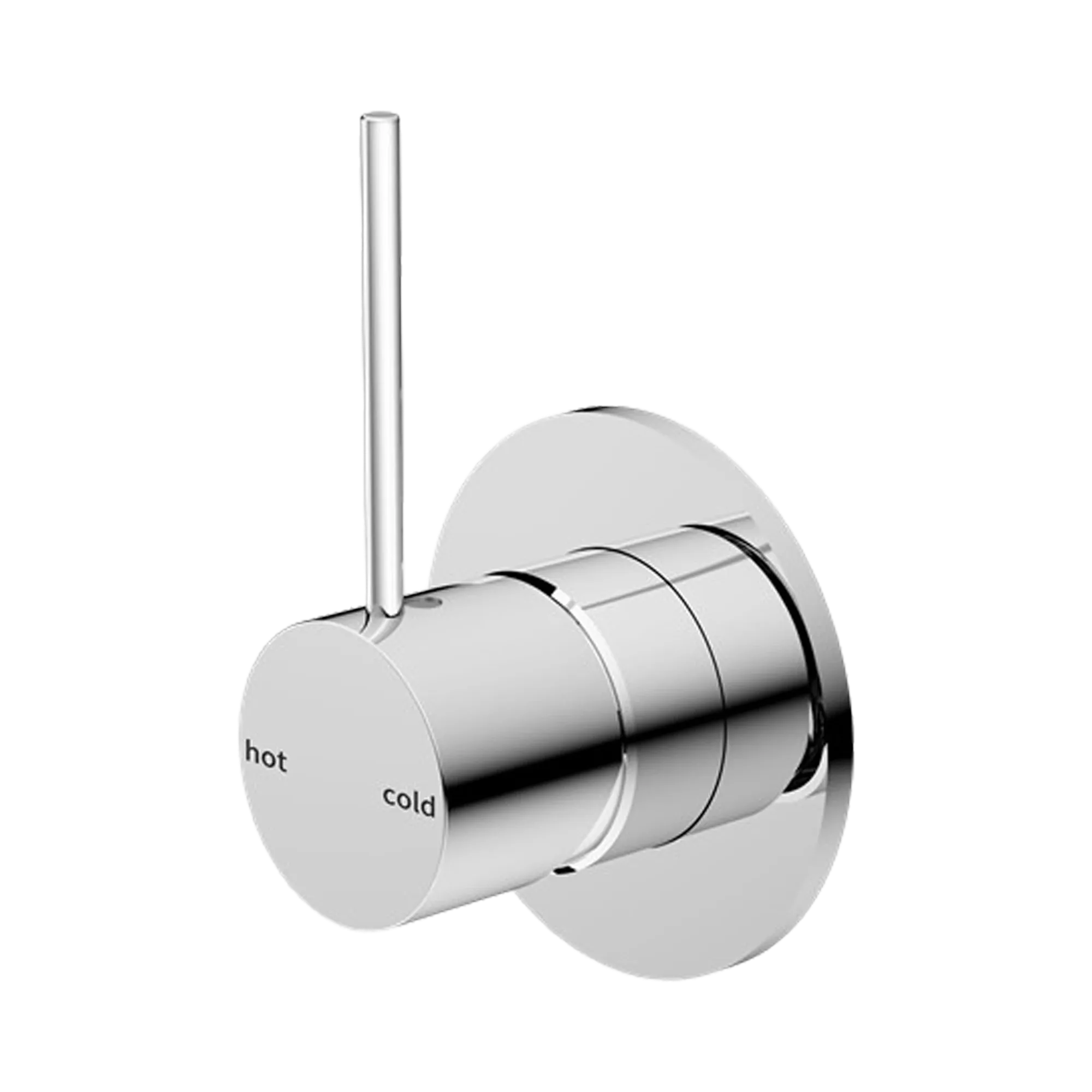 NR221909b CH Mecca Shower Mixer Handle Up Chrome image 1