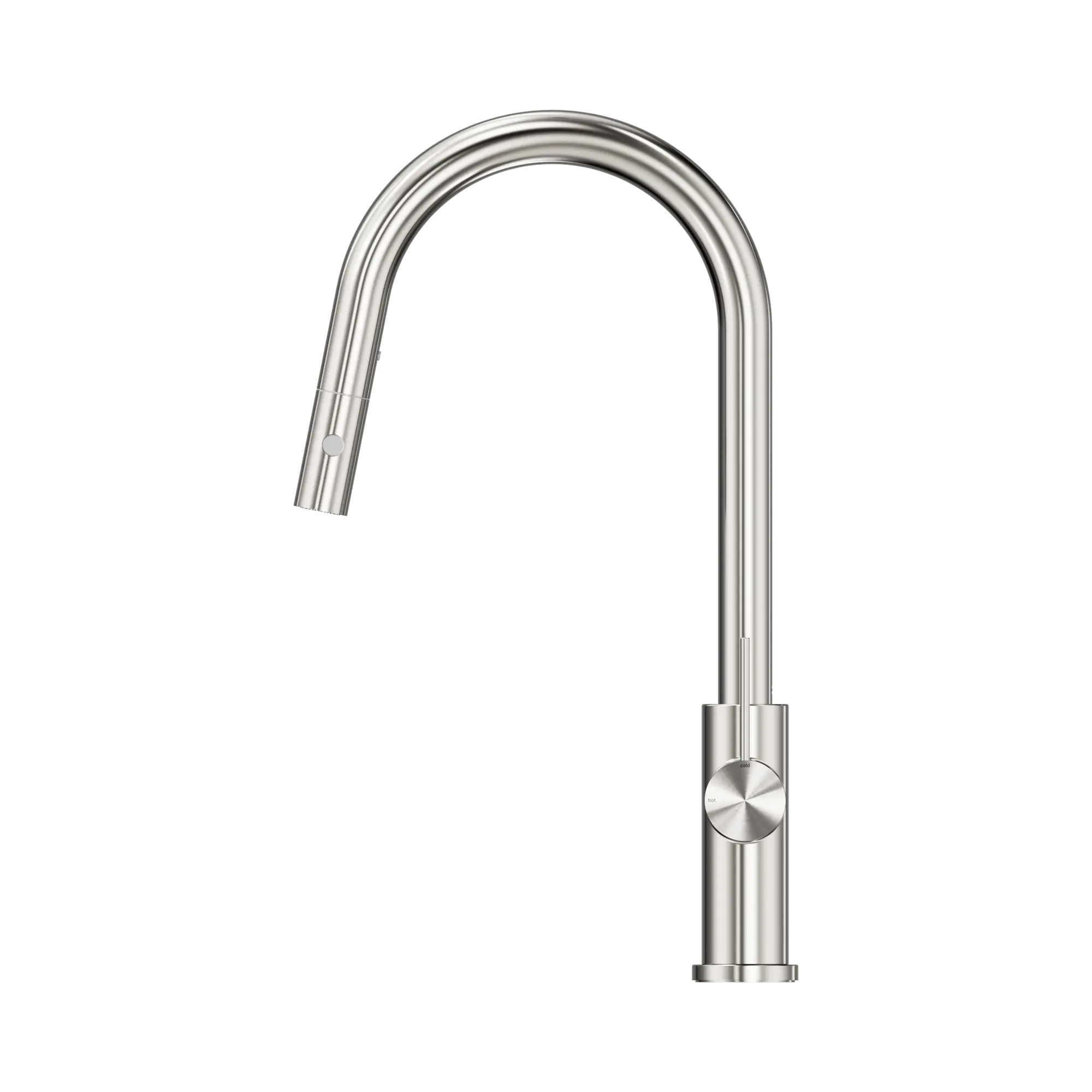 NR221908 BN Mecca Pull Out Sink Mixer With Vegie Spray Function Brushed Nickel image 3