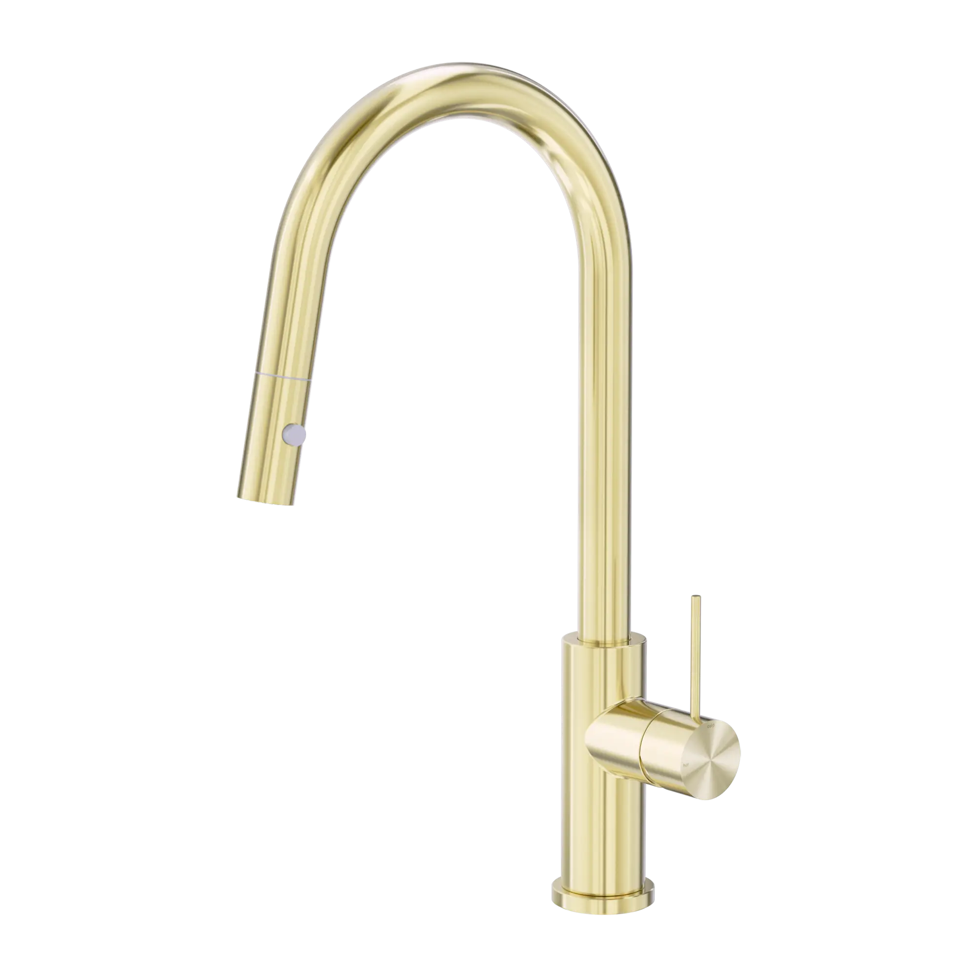 NR221908 BG Mecca Pull Out Sink Mixer With Vegie Spray Function Brushed Gold image 1
