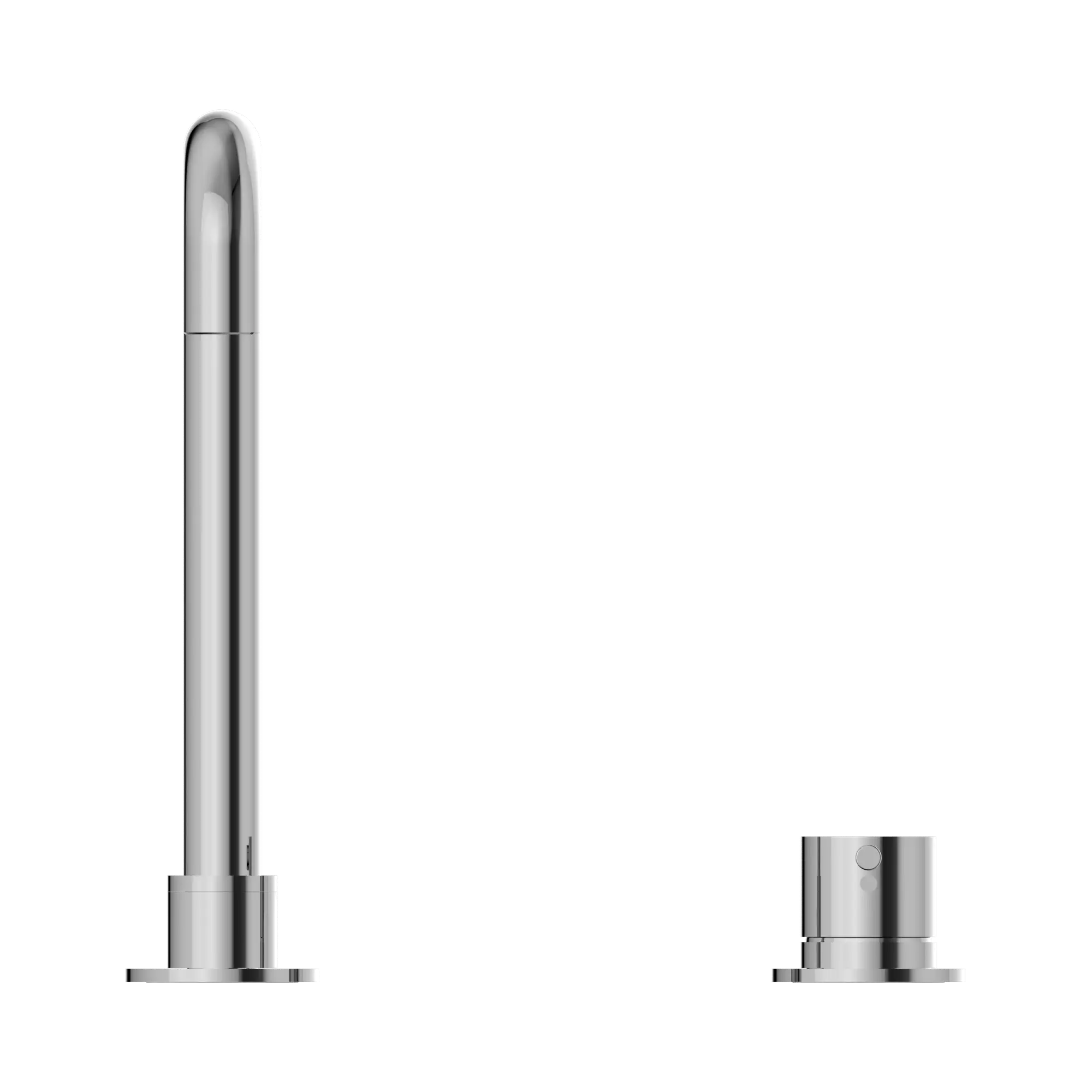 NR221901c CH Mecca Hob Basin Mixer Square Swivel Spout Chrome image 2