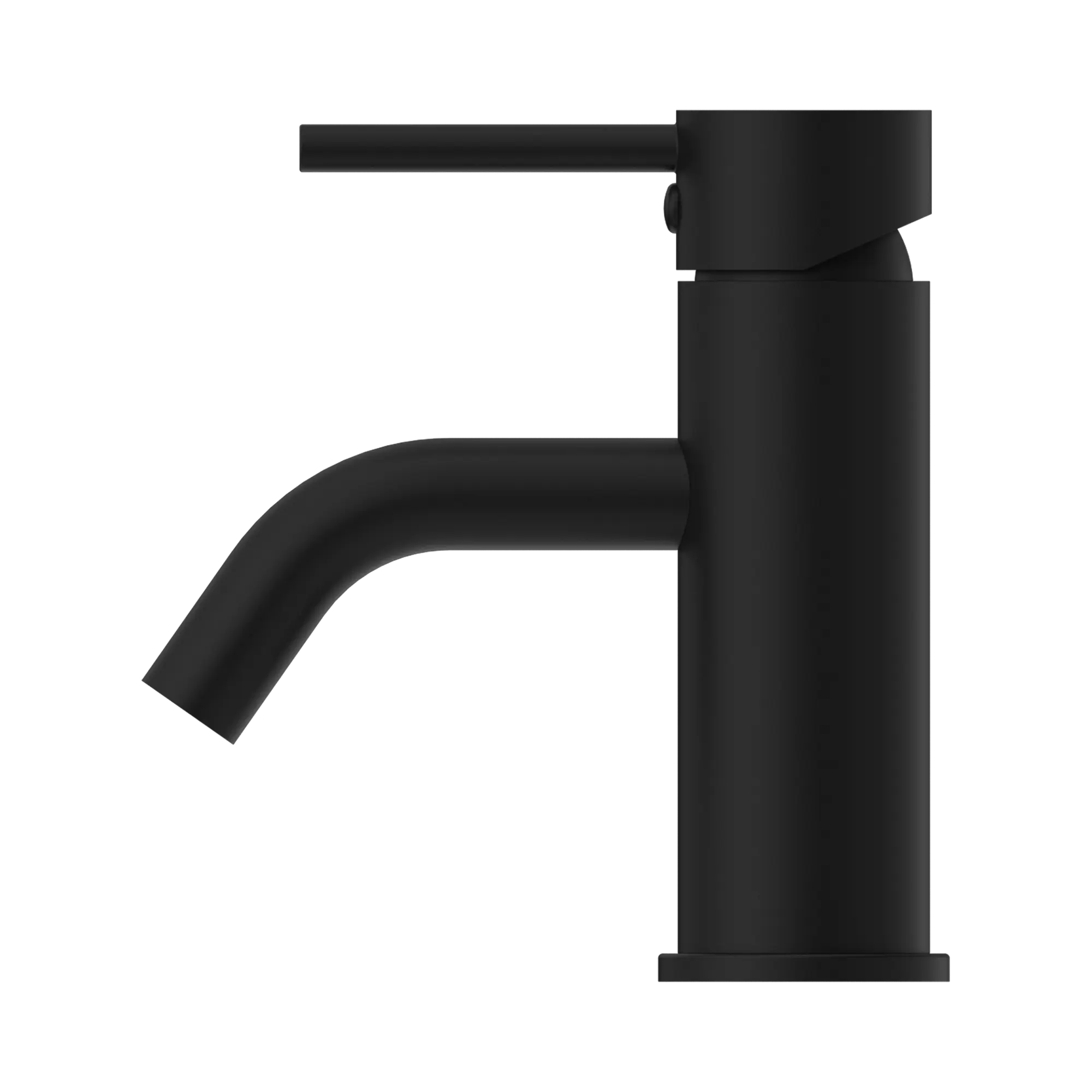 NR250802a MB Dolce Basin Mixer Stylish Spout Matte Black image 2