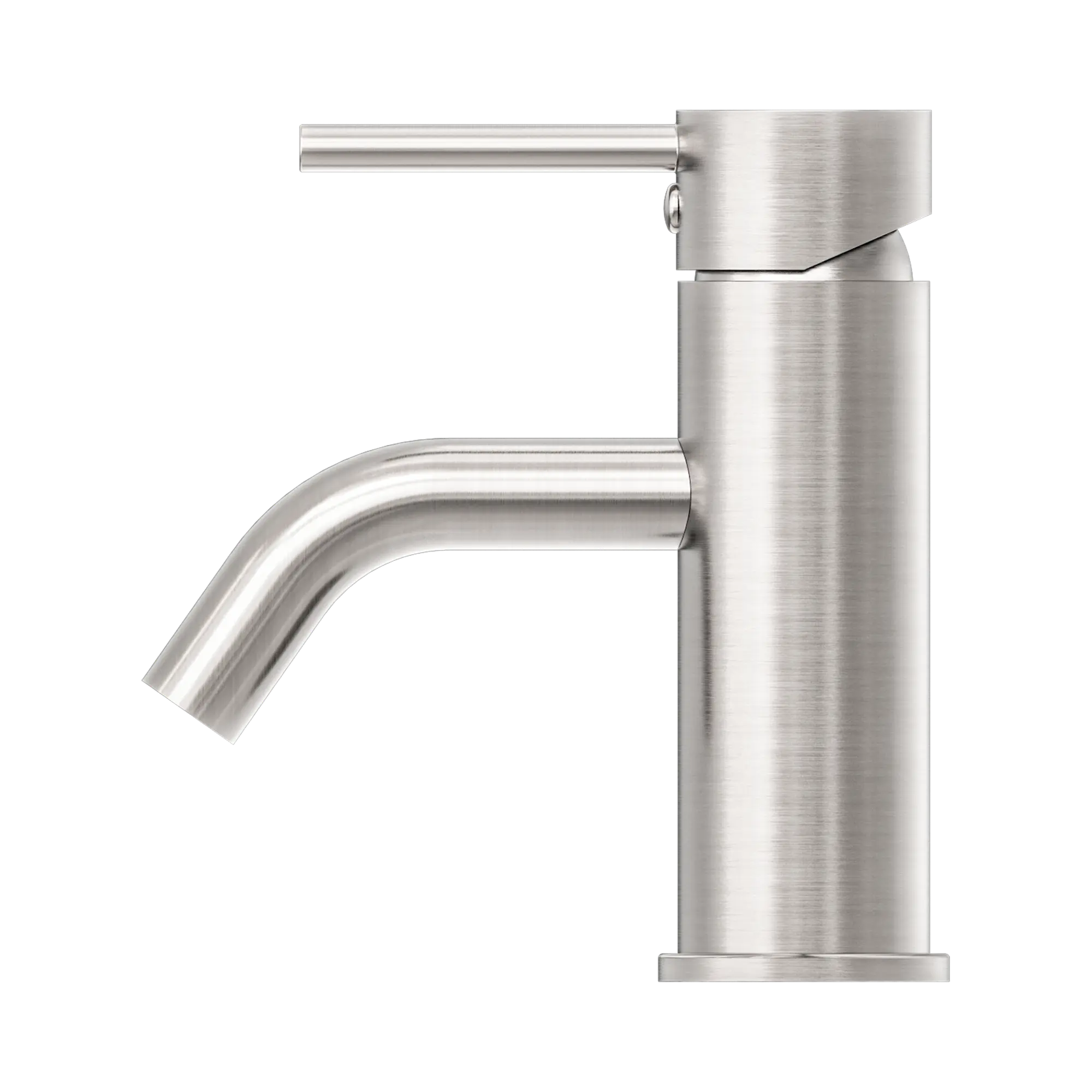 NR250802a BN Dolce Basin Mixer Stylish Spout Brushed Nickel image 2