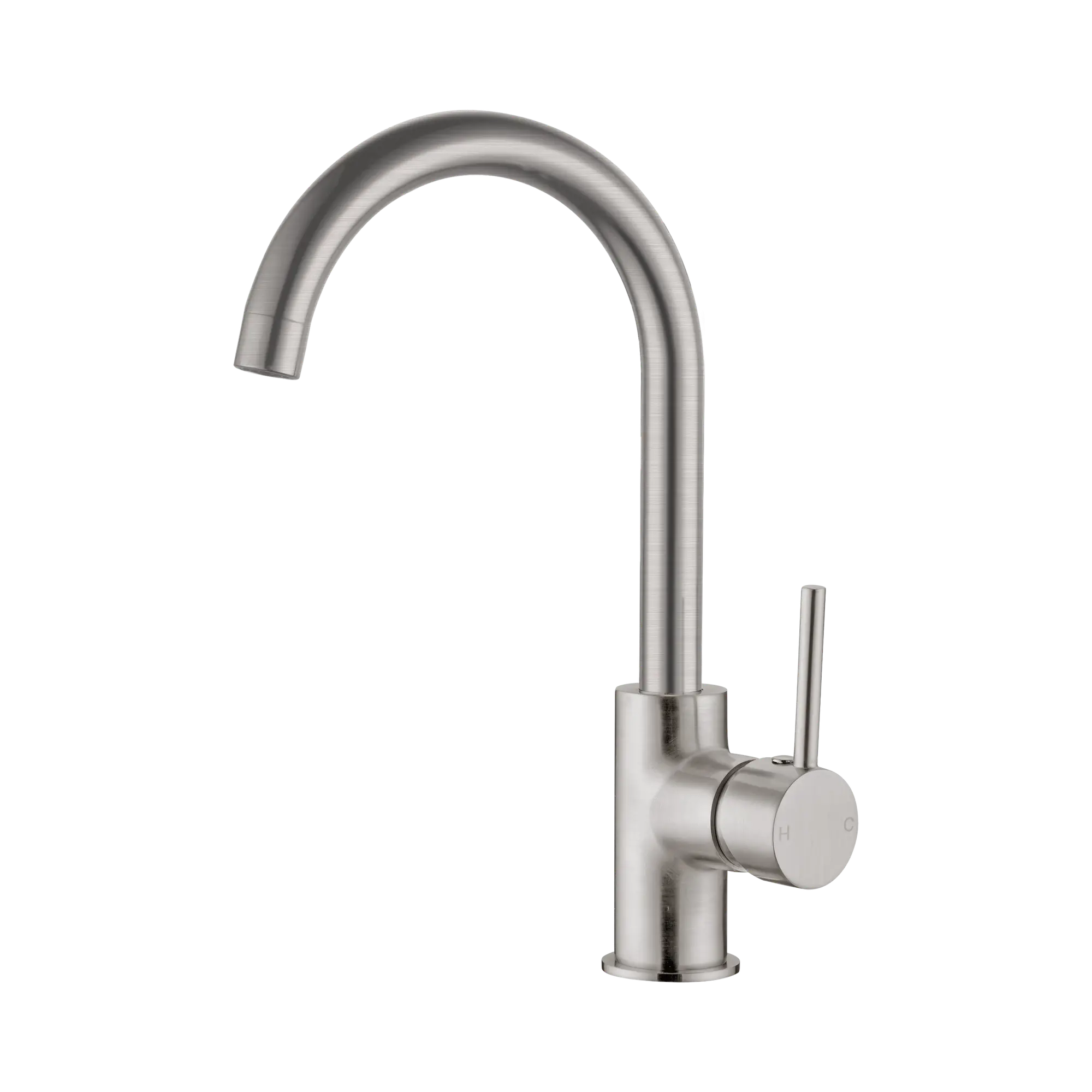 NR250807 BN Dolce Kitchen Mixer Gooseneck Brushed Nickel image 1
