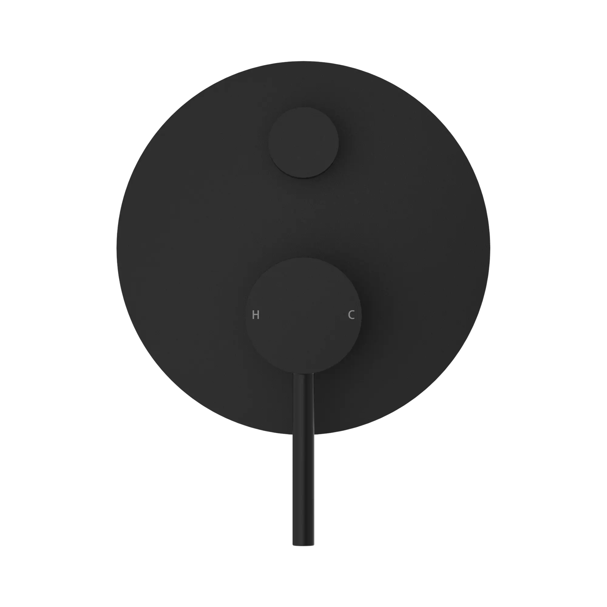 NR250809a MB Dolce Shower Mixer With Divertor Matte Black image 2