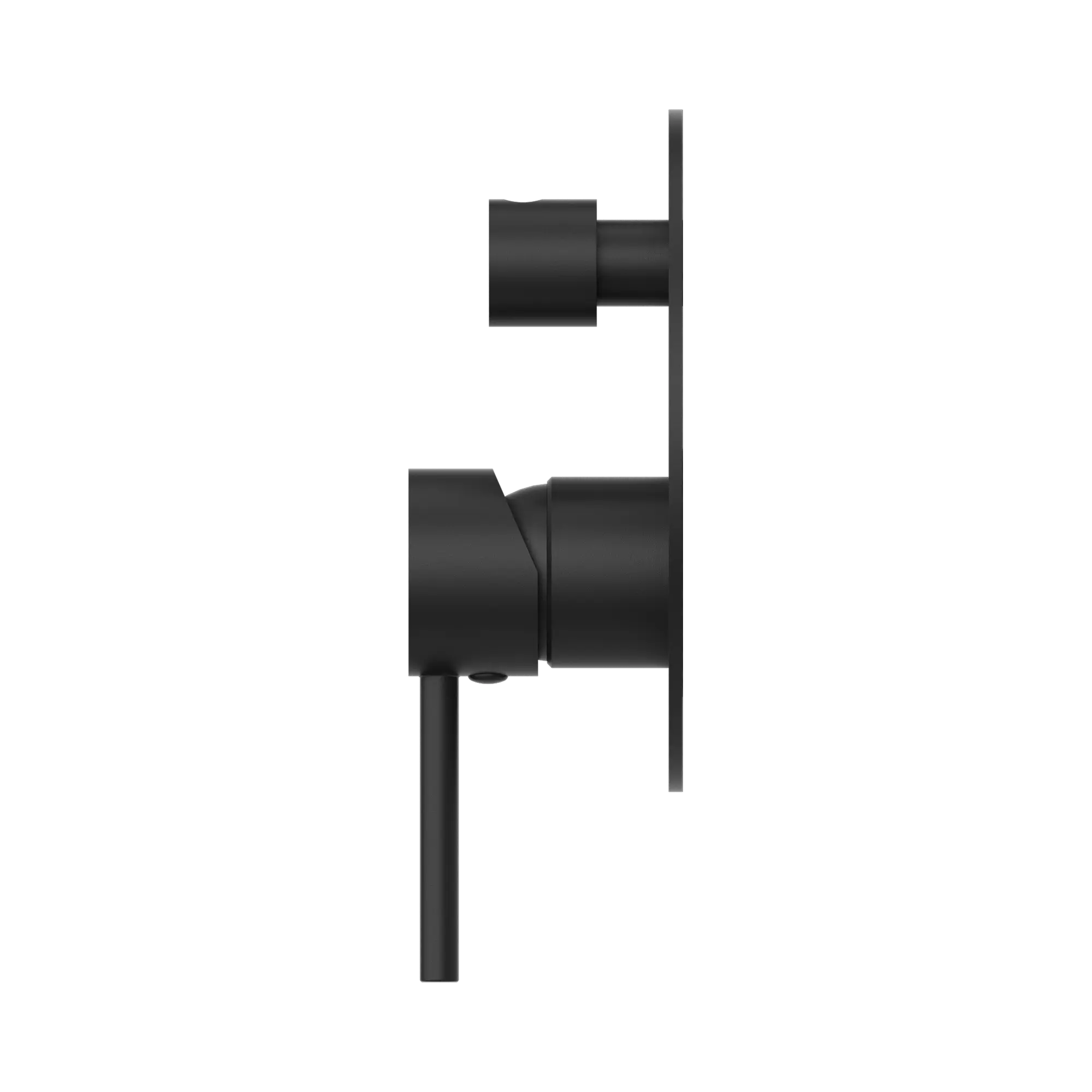 NR250809a MB Dolce Shower Mixer With Divertor Matte Black image 3