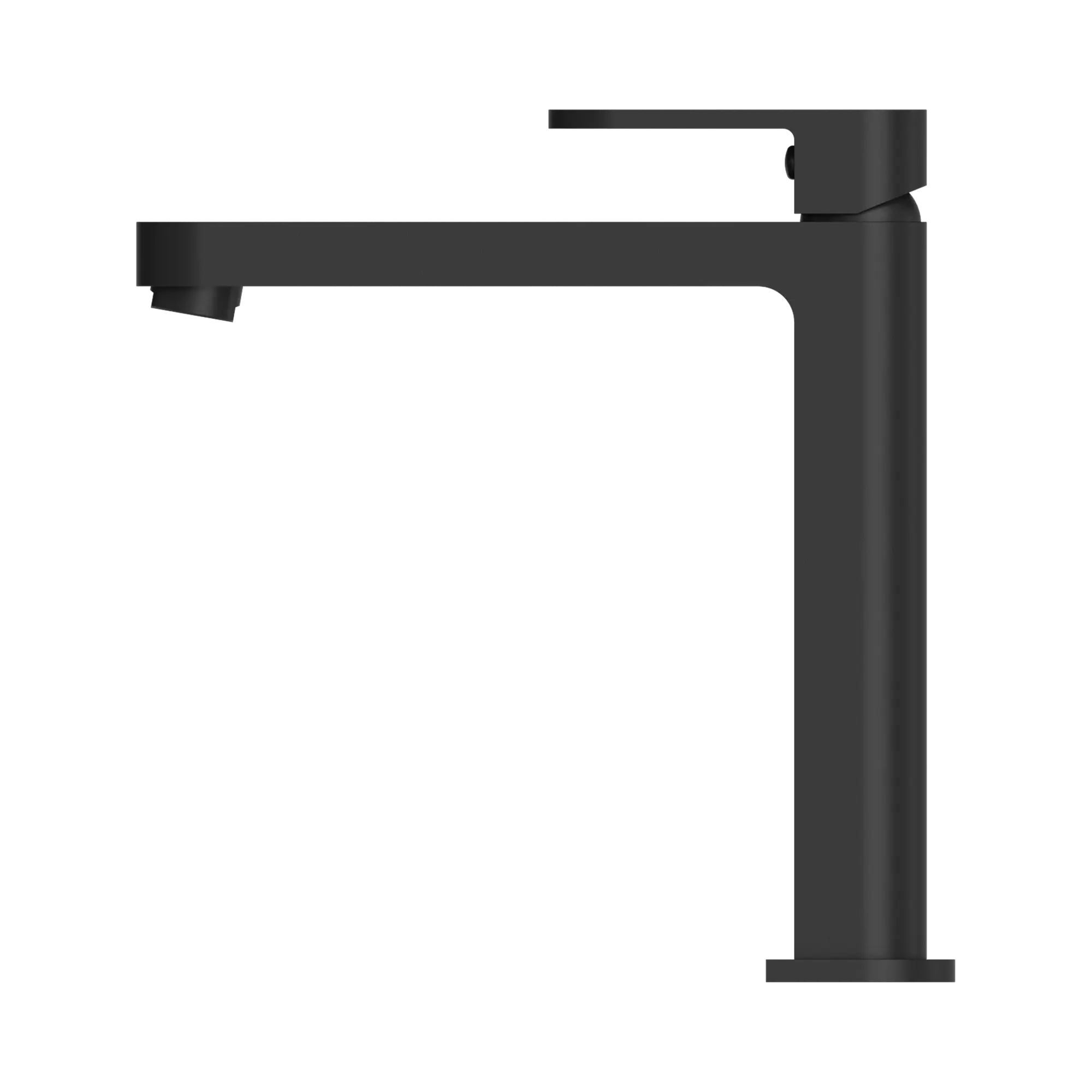 NR301301a MB Ecco Tall Basin Mixer Matte Black image 2