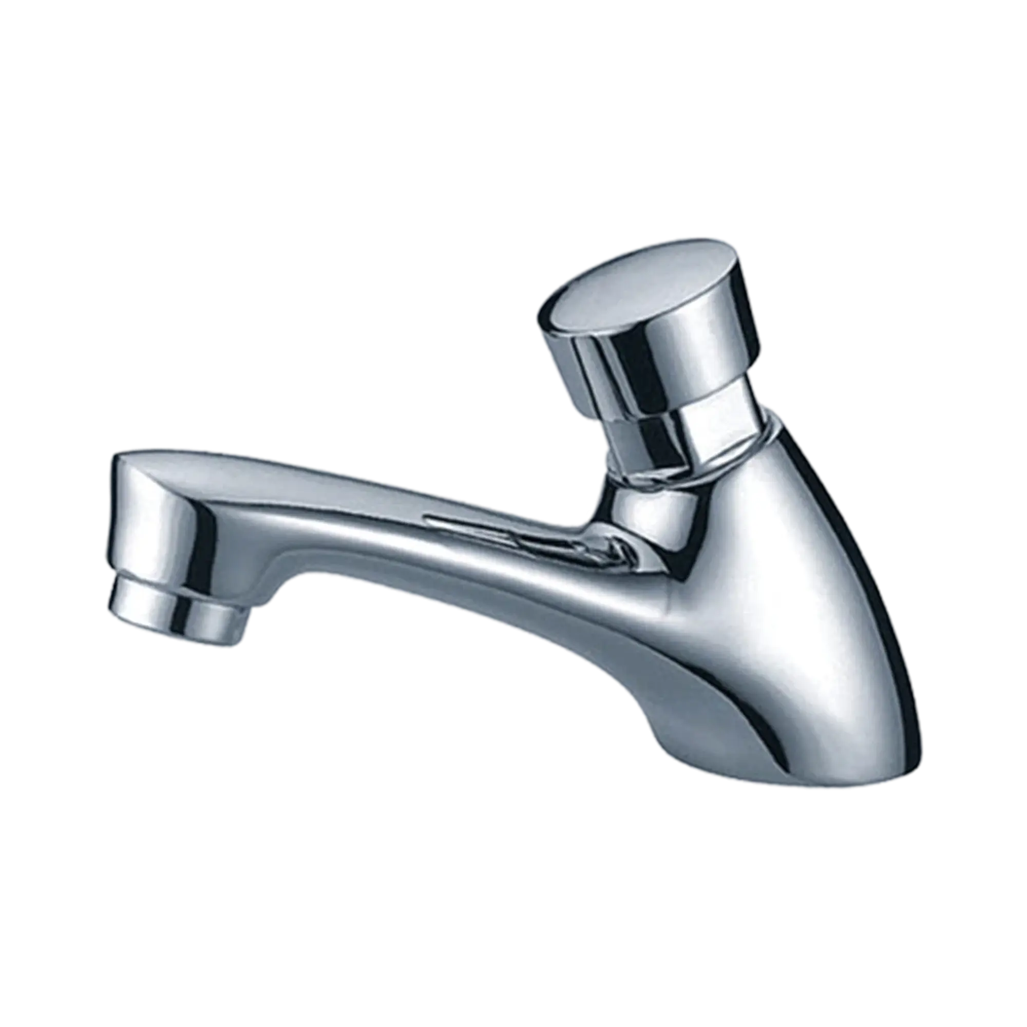 NR291201 CH Classic Push Tap Chrome image 1