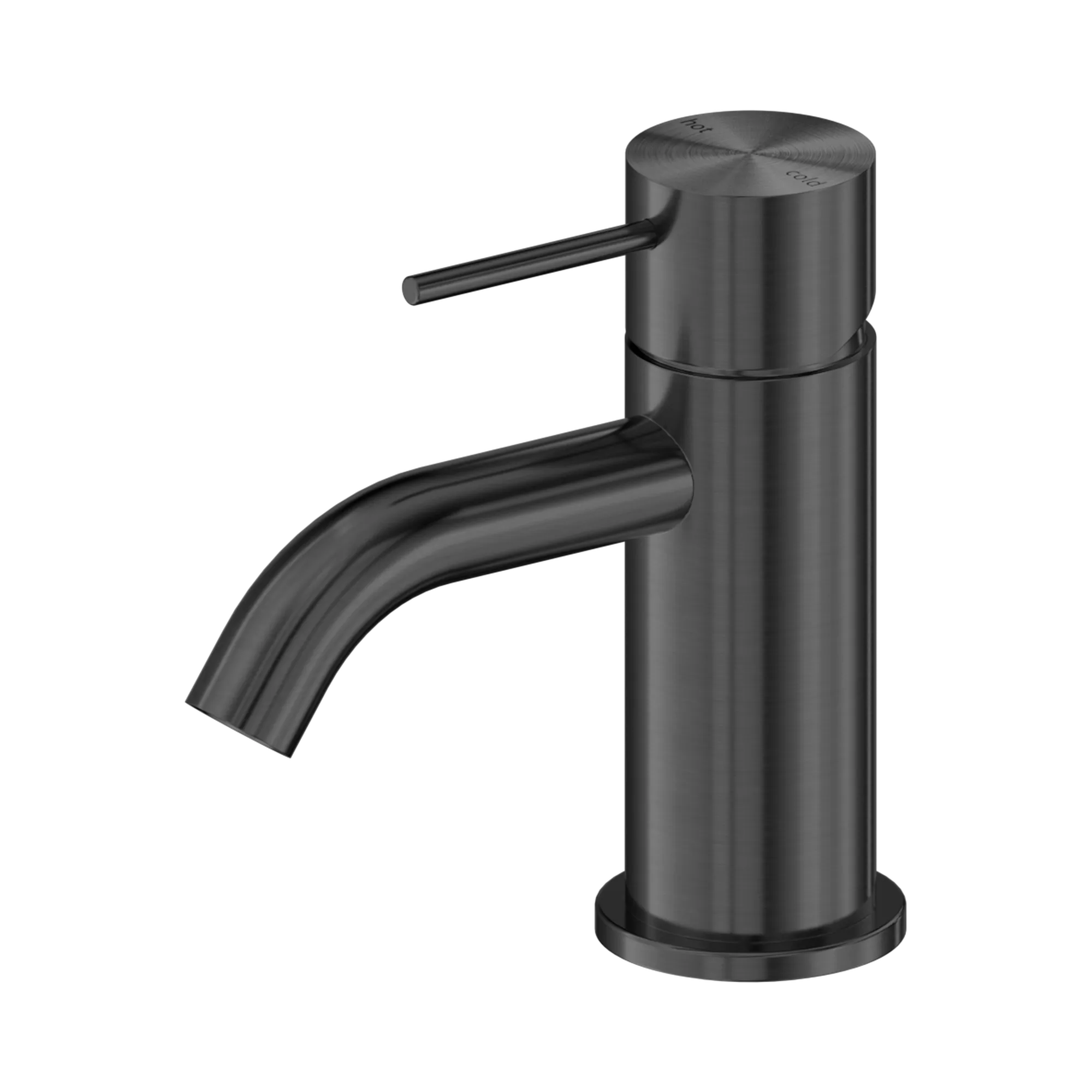 NR221901 FGM Mecca Mini Basin Mixer Gun Metal image 1