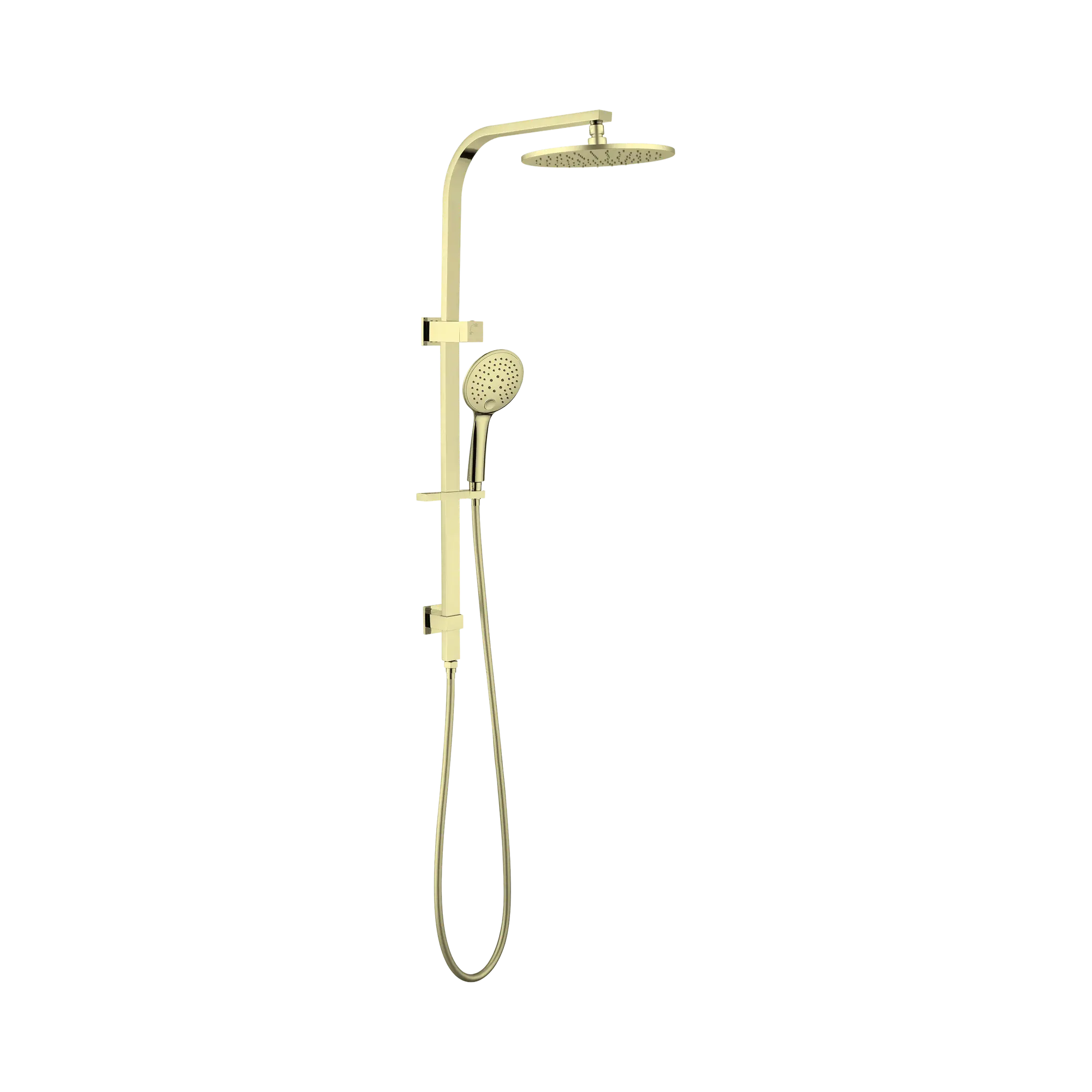 NR250805c BG Bianca Twin Shower Brushed Gold image 1